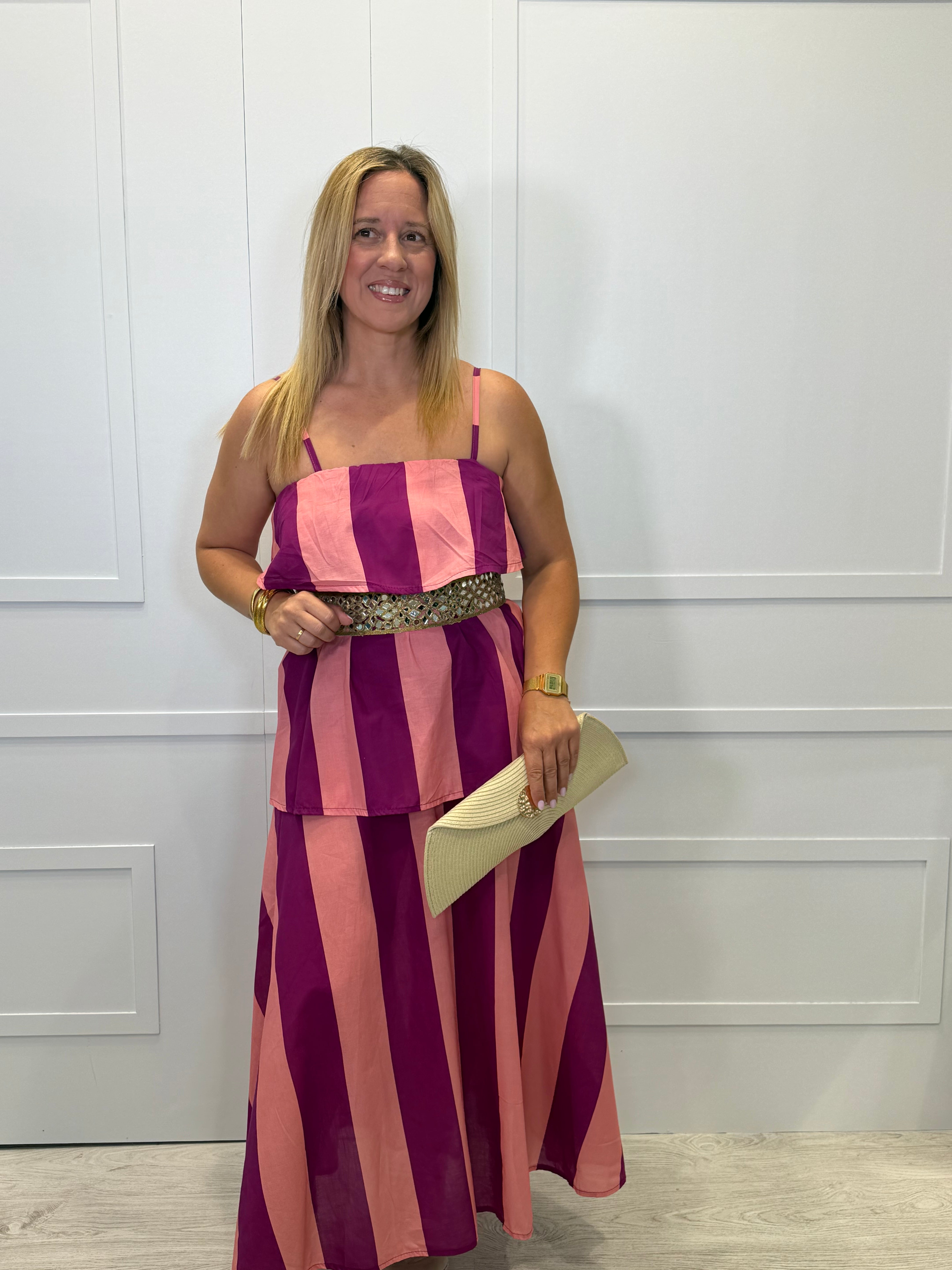 Vestido Los Corrales Fucsia