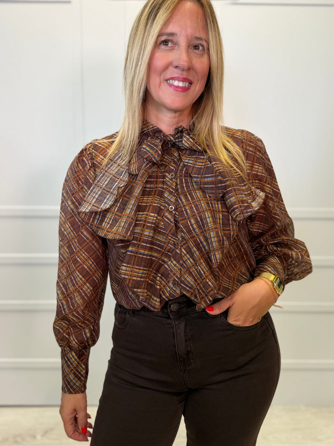Blusa Reinosa Chocolate