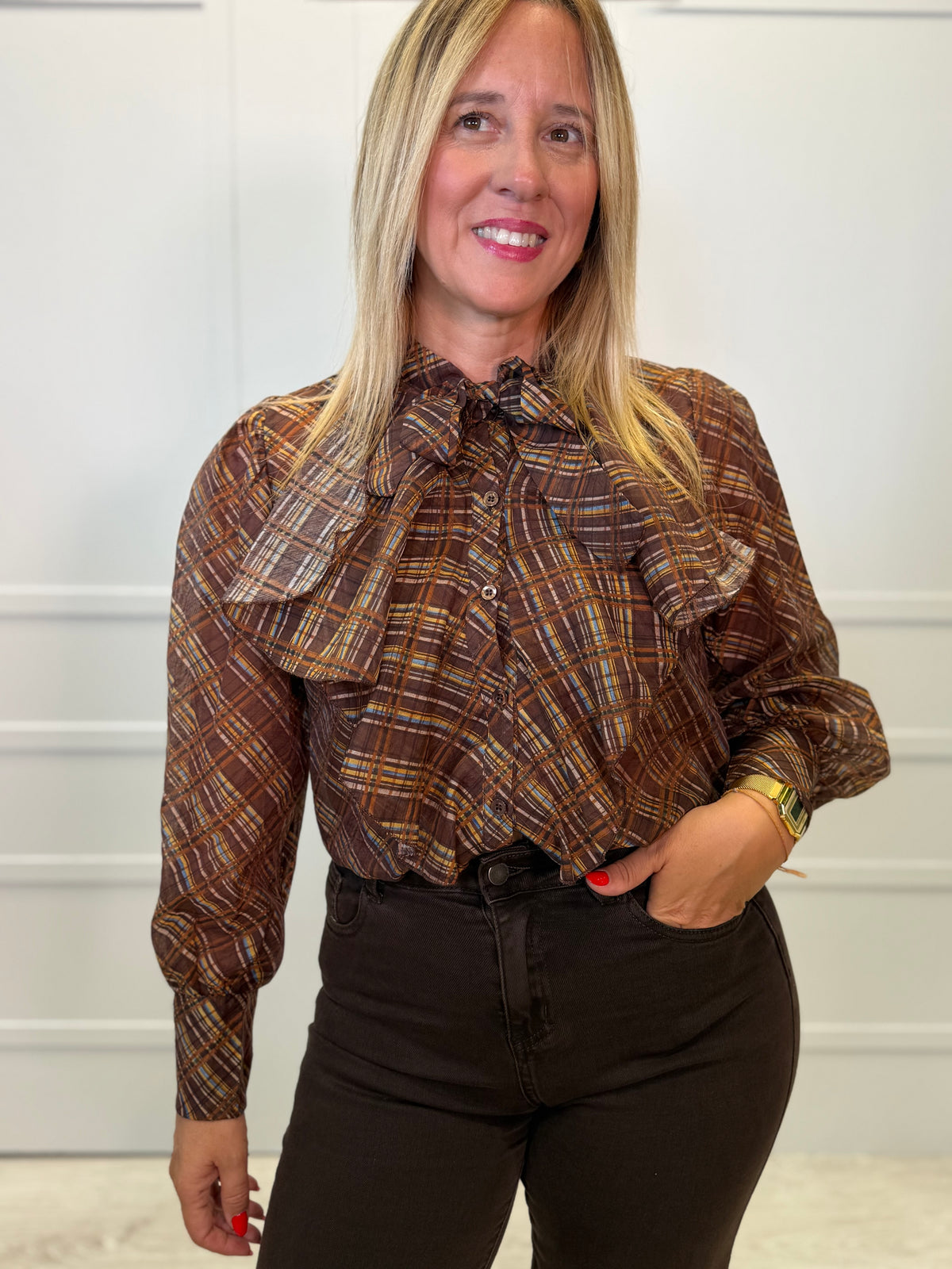 Blusa Reinosa Chocolate