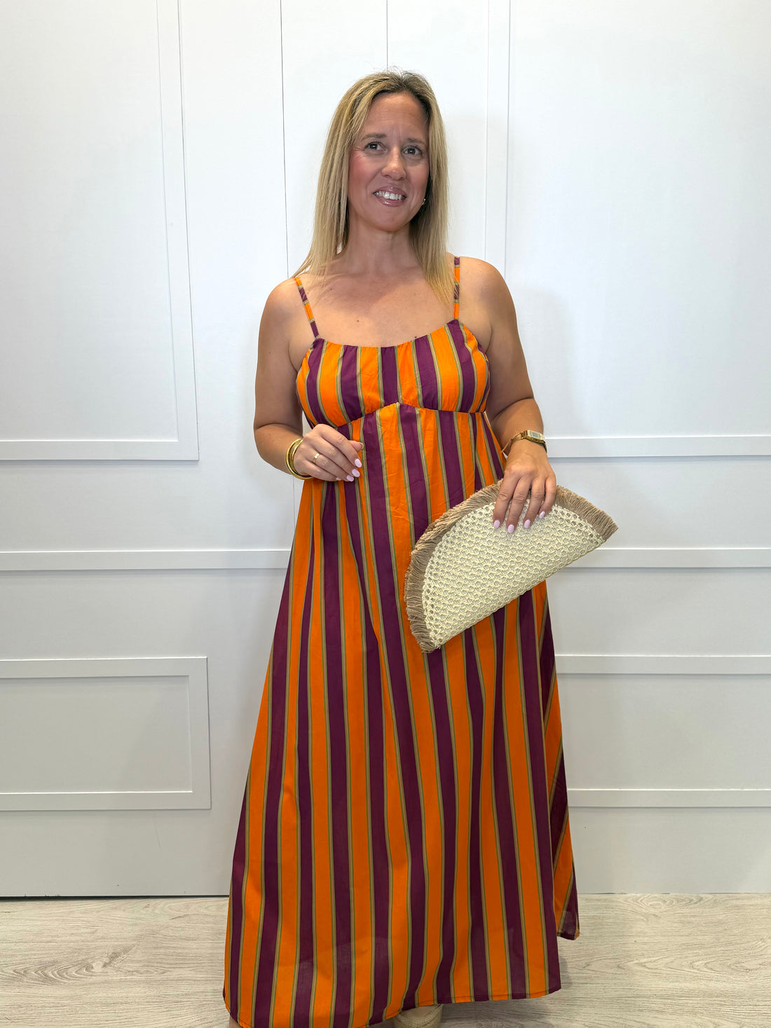 Vestido Villacarriedo Naranja