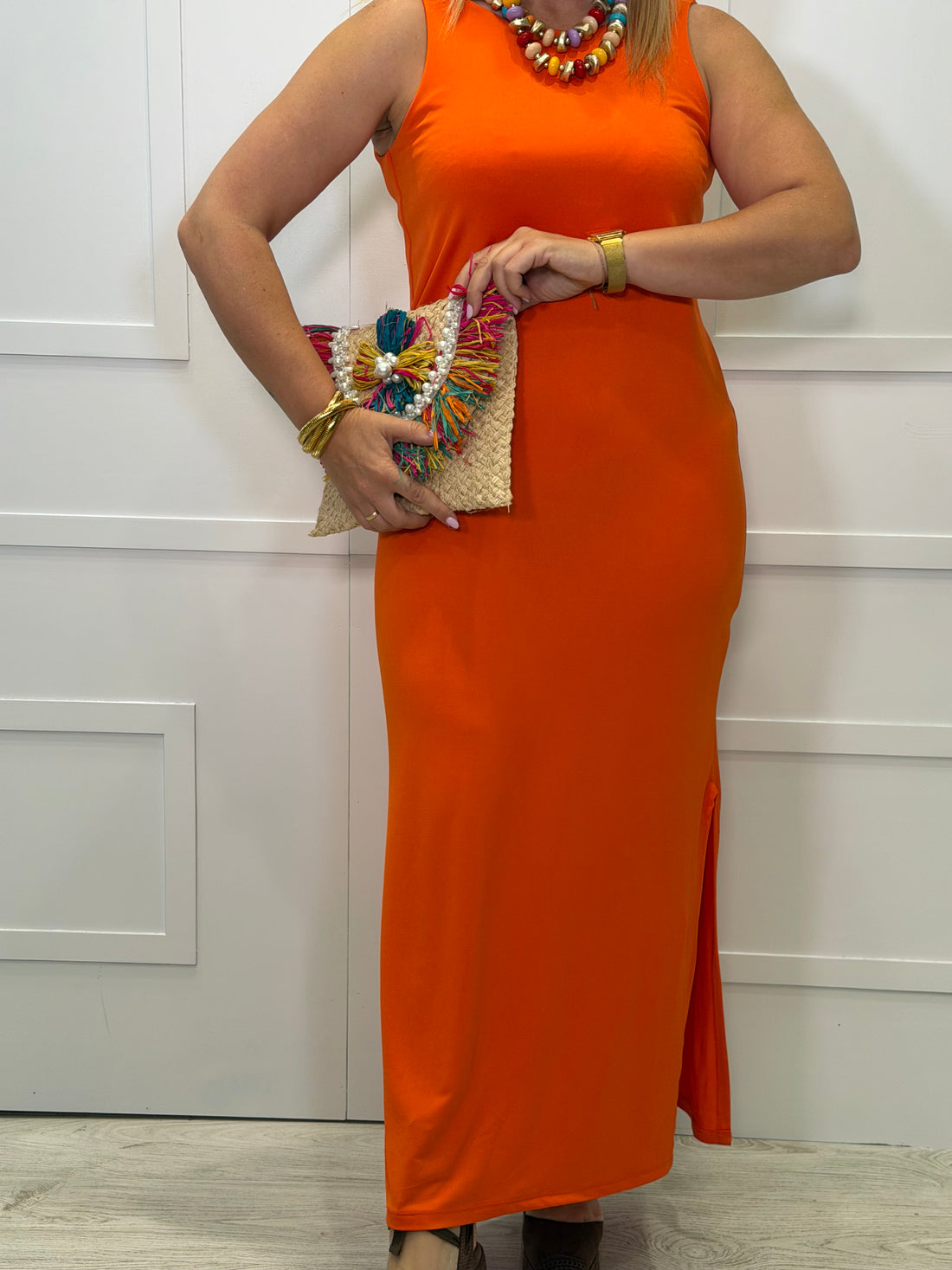 Vestido Cohecho Naranja