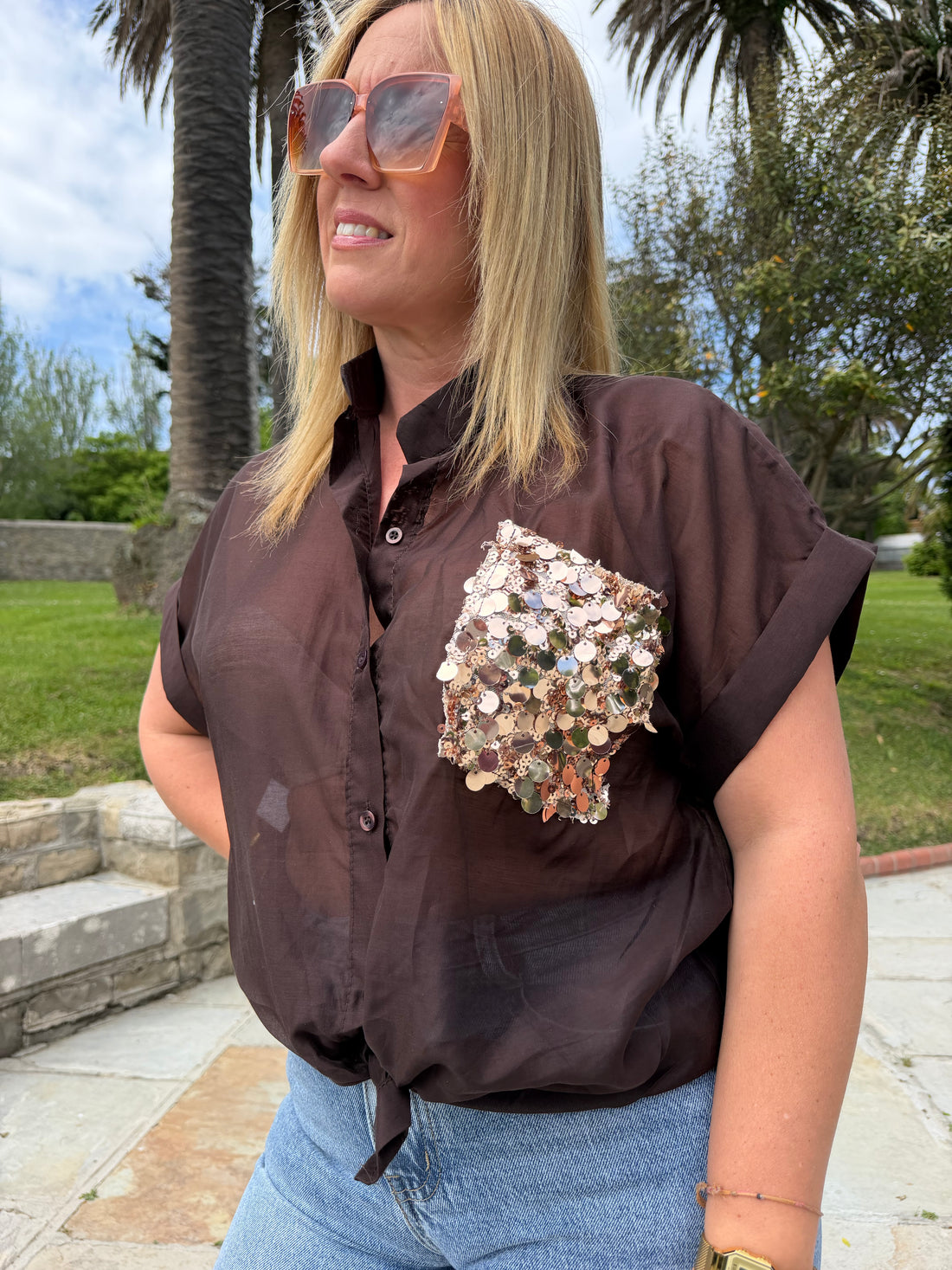 Camisa Ampuero Chocolate
