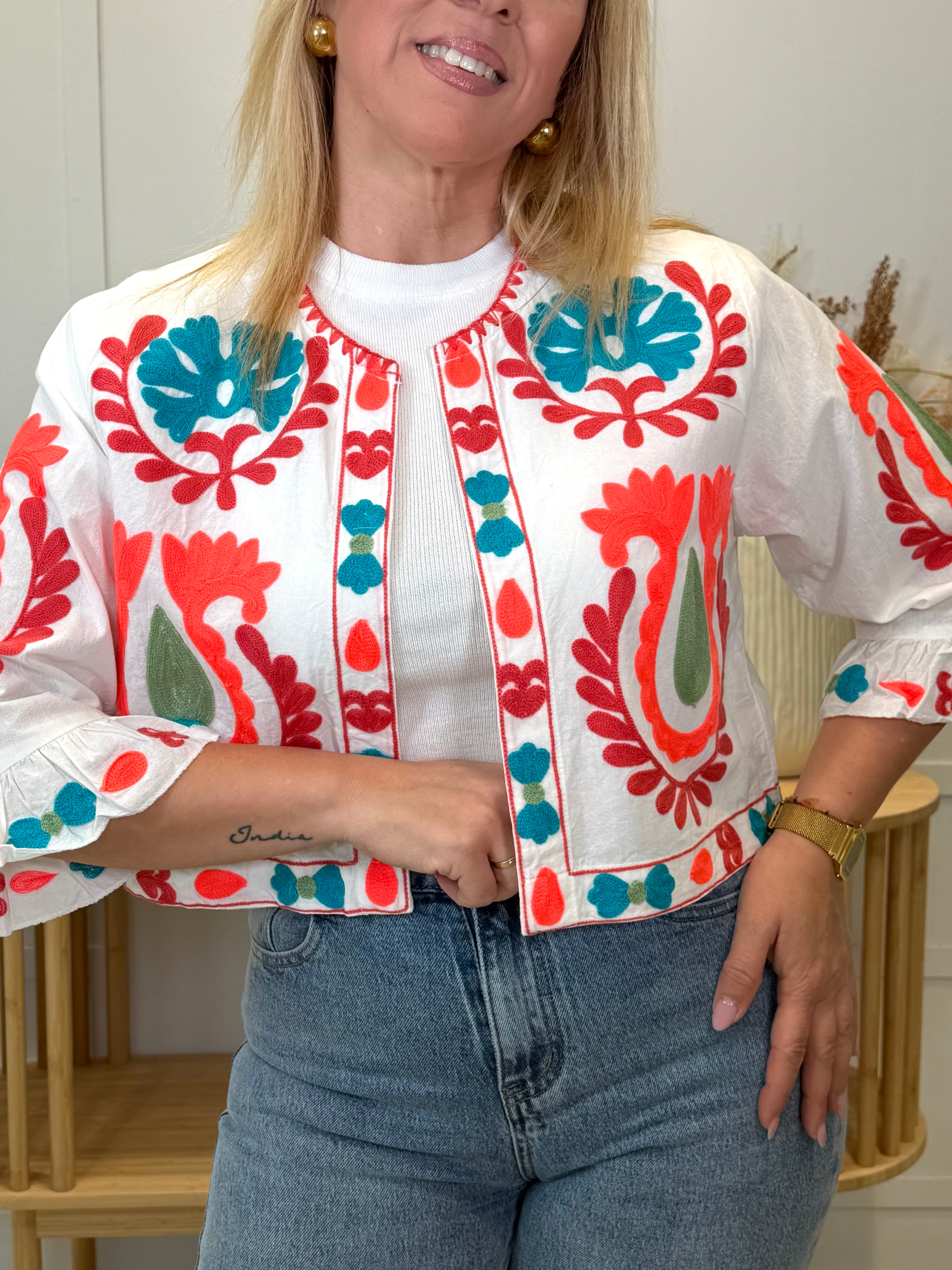 Chaqueta Pendes Blanca