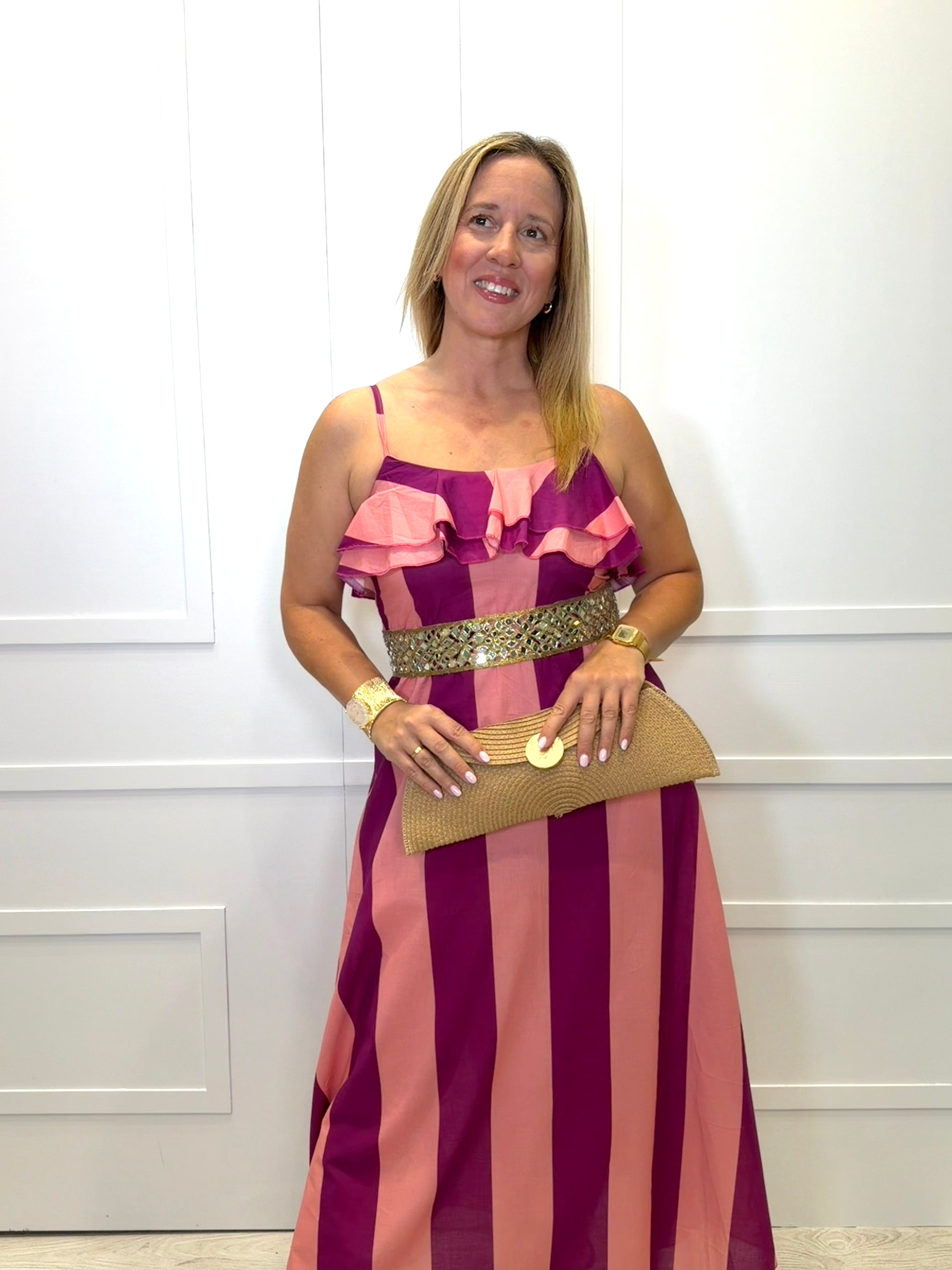 Vestido Naroba Rosa