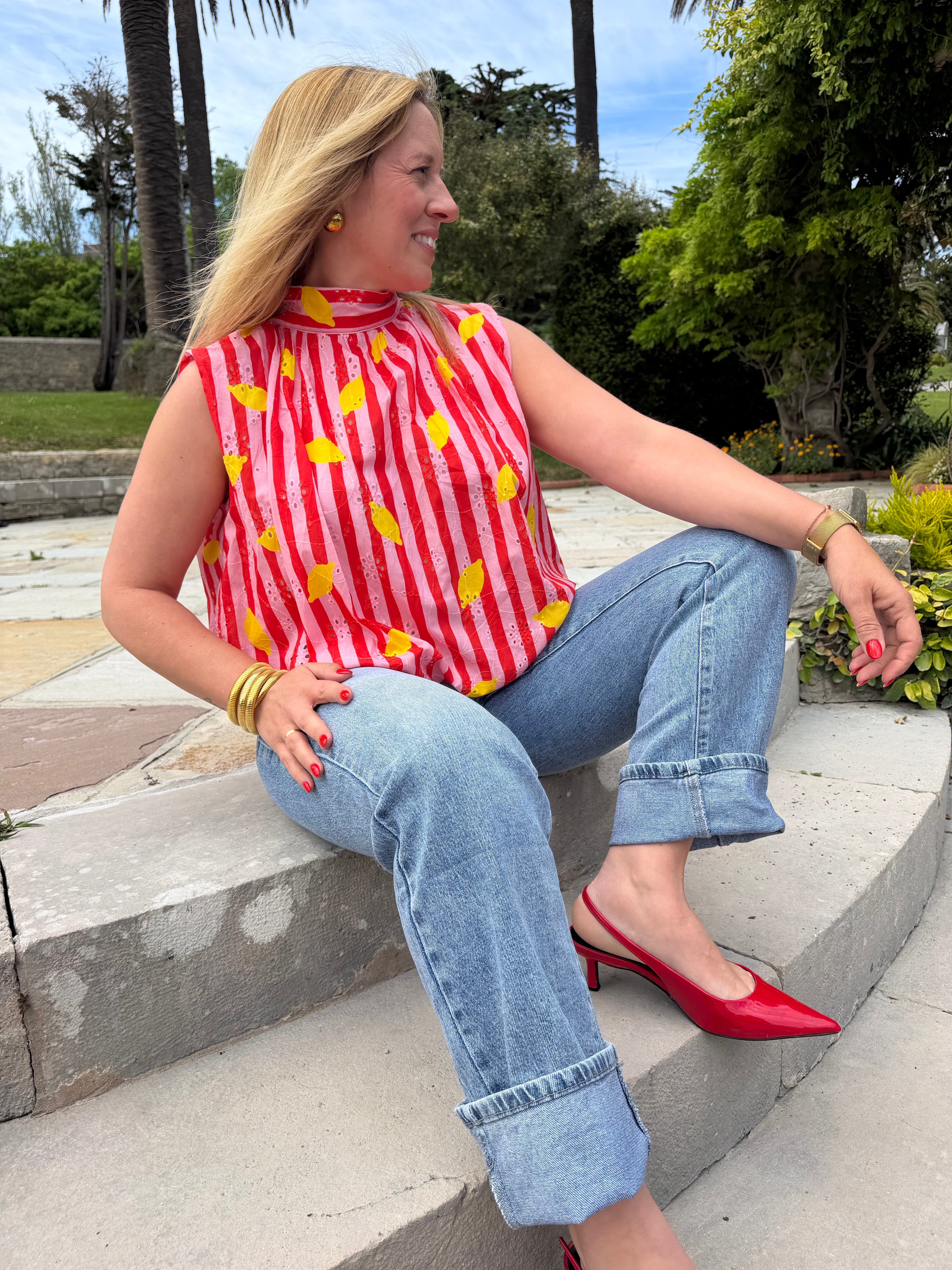 Blusa Medio Cudeyo Rayas