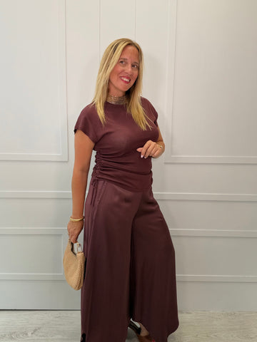 Pantalón Redo Burdeos