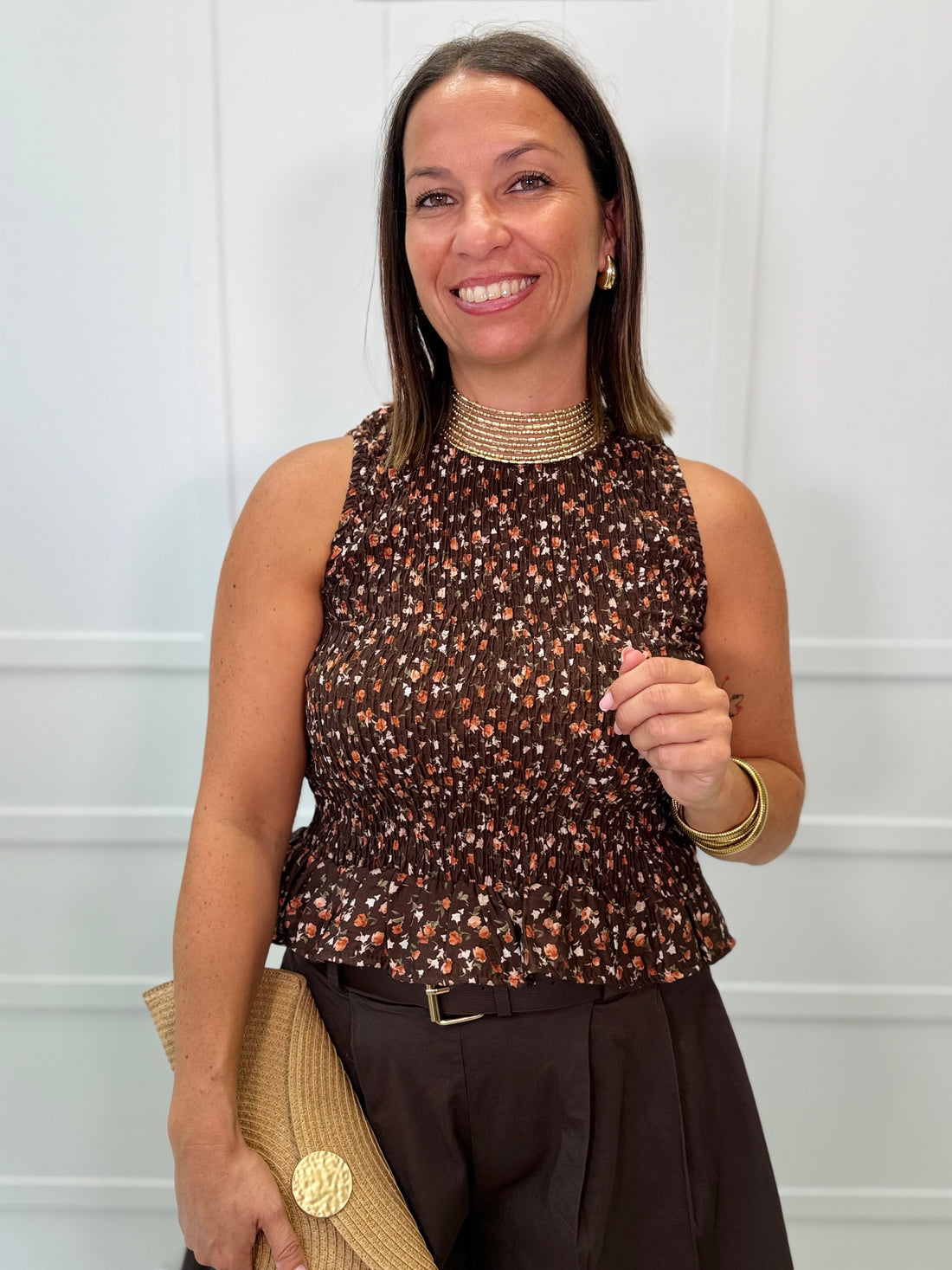 Blusa Alisas Chocolate