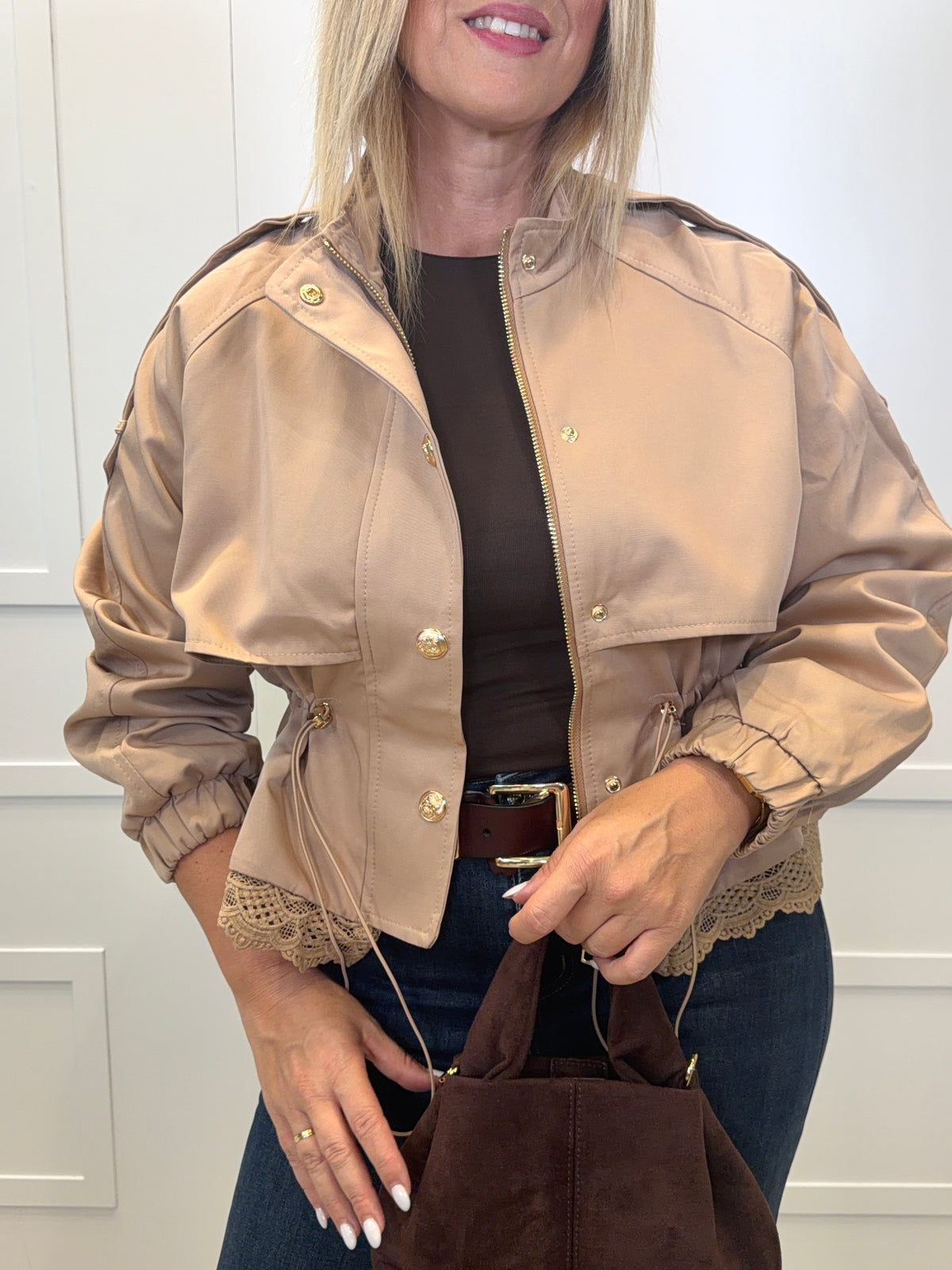 Chaqueta Puente Viesgo Beige