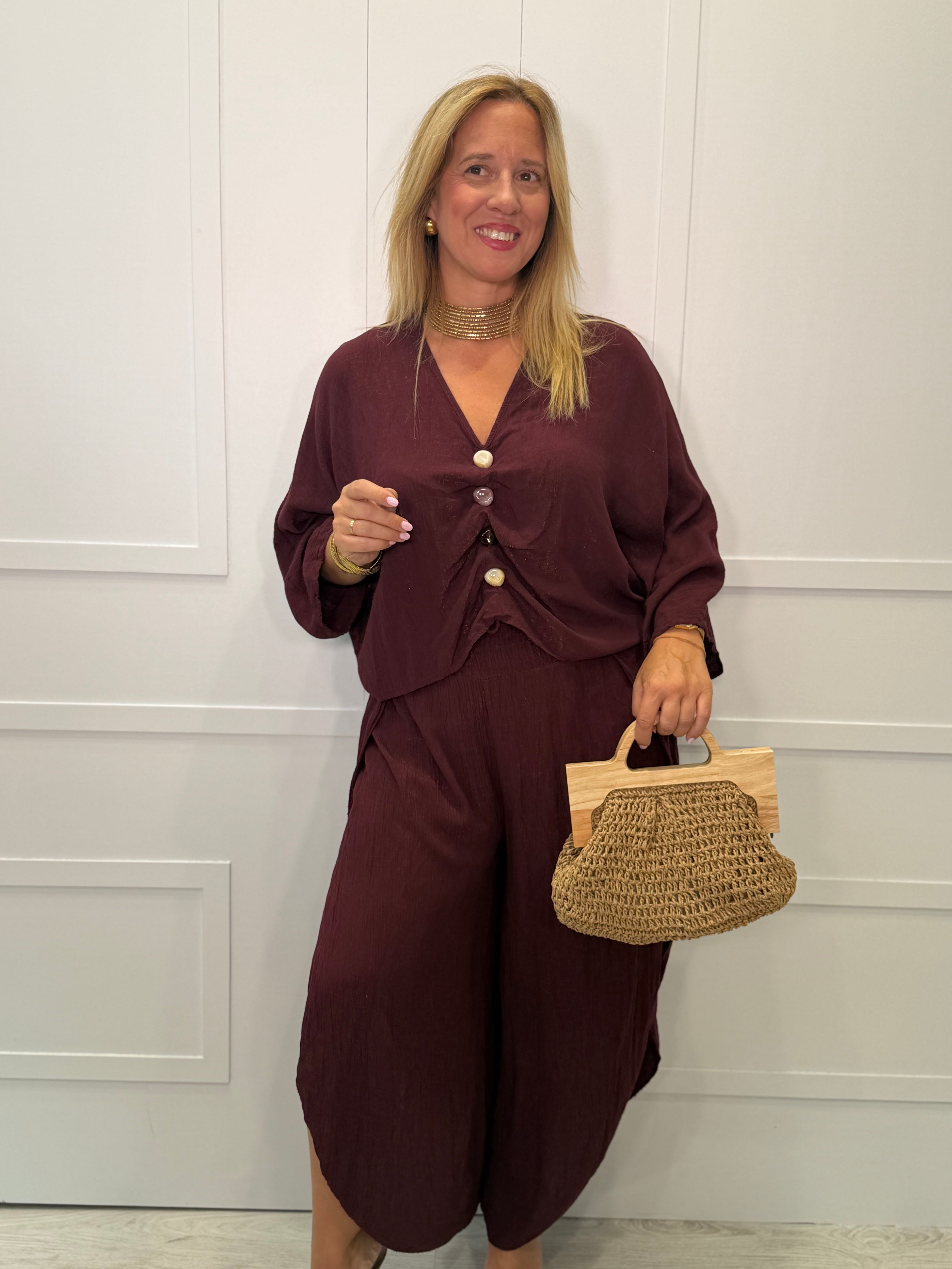 Conjunto Ubriezo Burdeos
