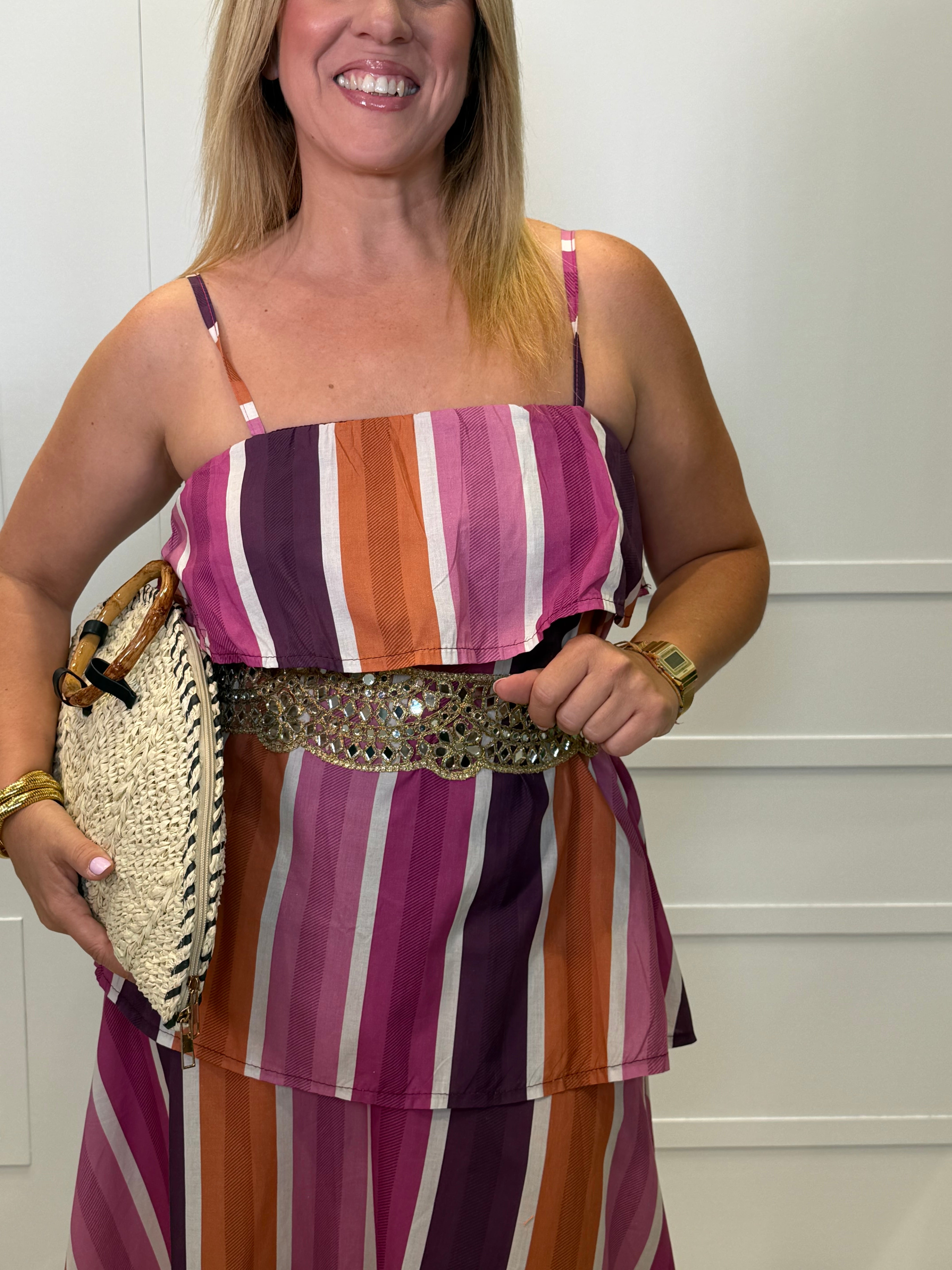 Vestido Los Corrales Naranja