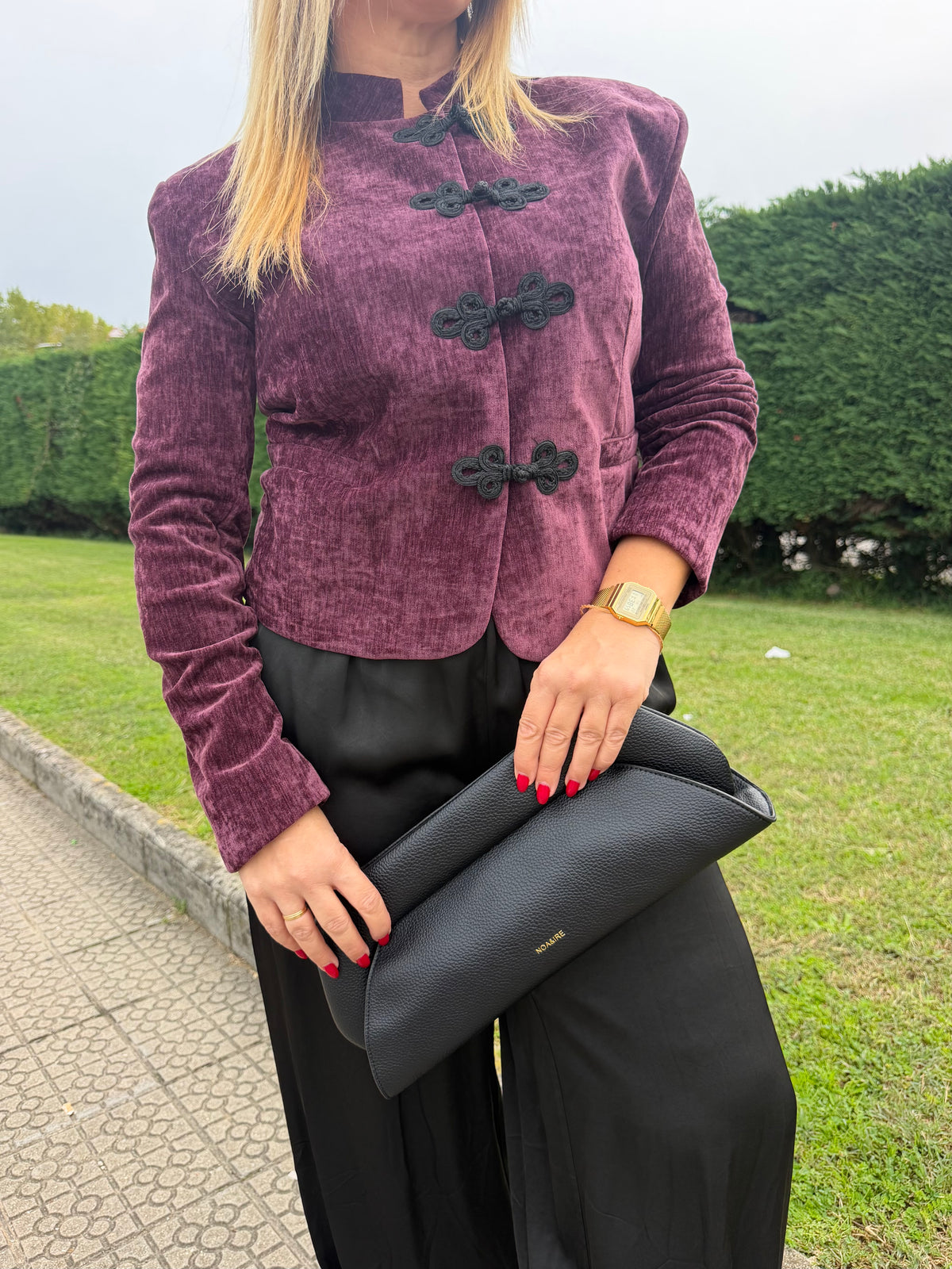 Chaqueta Espinosa Burdeos