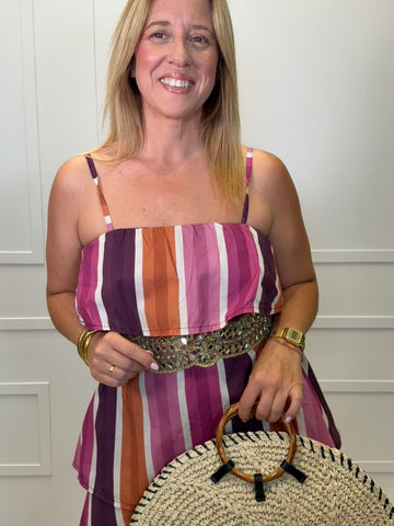 Vestido Los Corrales Naranja