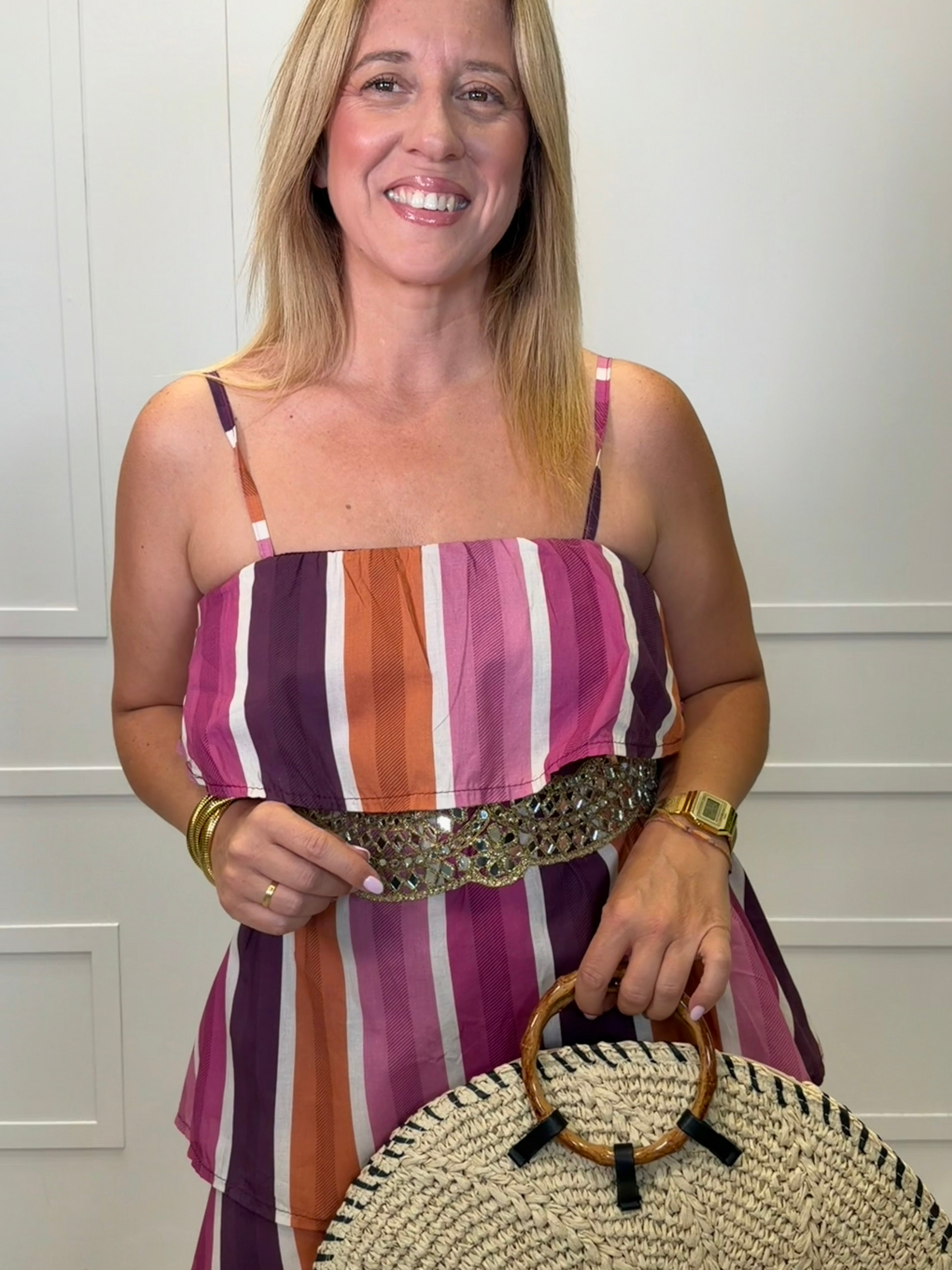 Vestido Los Corrales Naranja