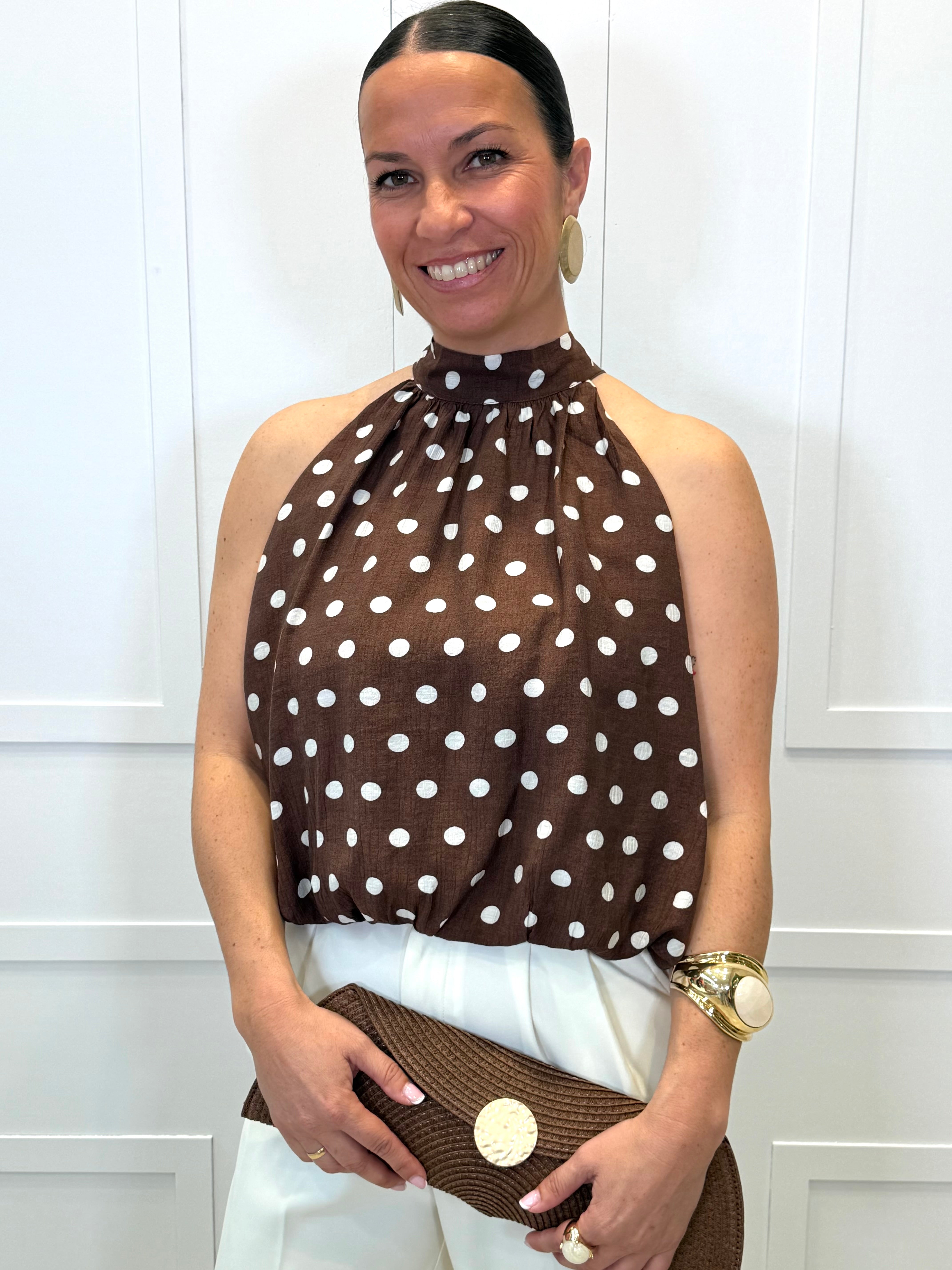 Blusa Naroba Chocolate