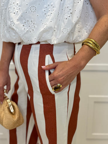 Pantalón Cudòn Teja
