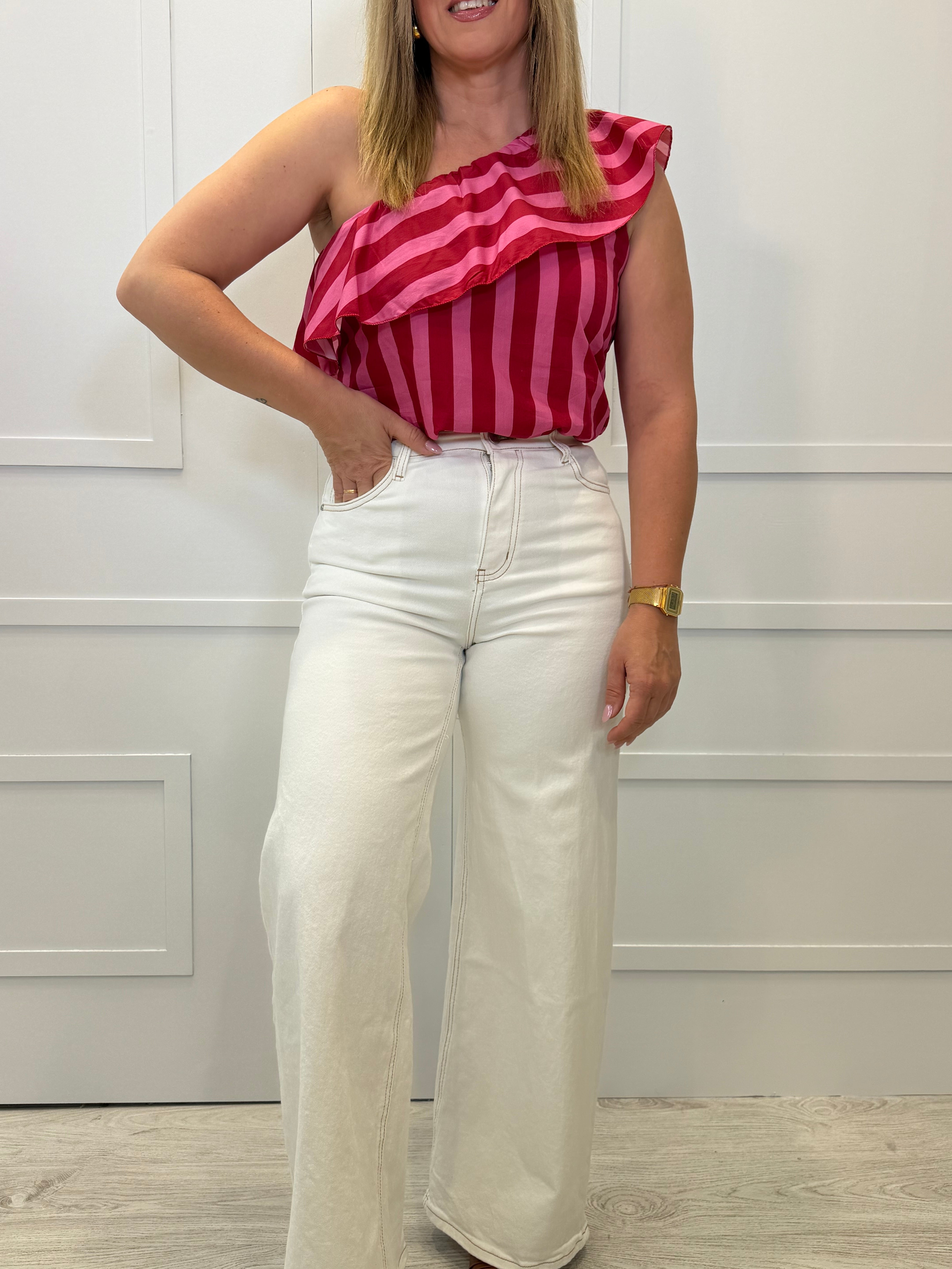 Jeans Solares Blanco