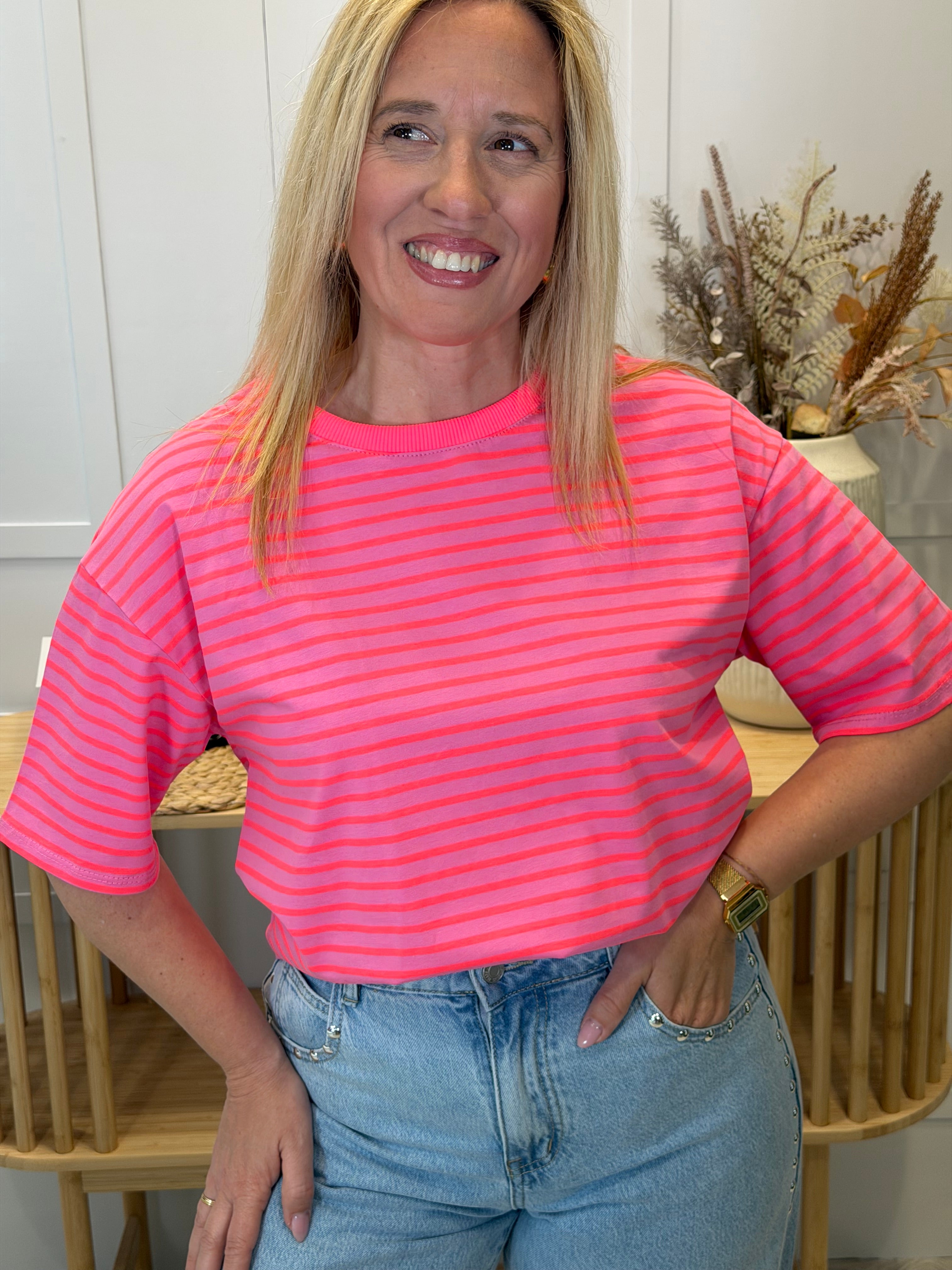 Camiseta Hoz de Anero Fucsia