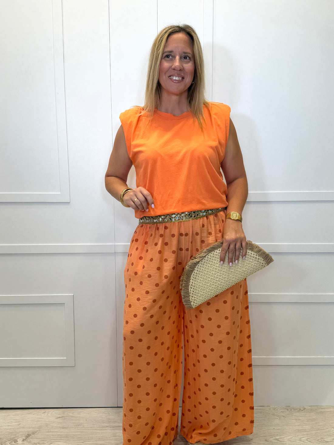 Pantalón Mazcuerras Naranja