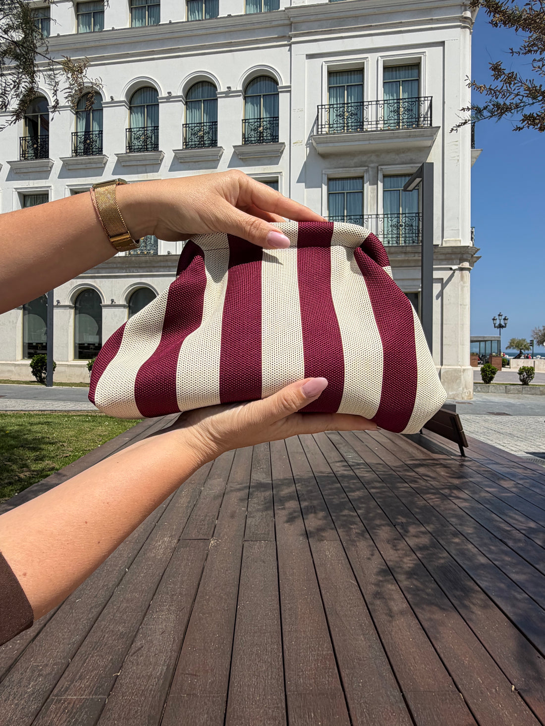 Bolso San Juan de la Canal Crema