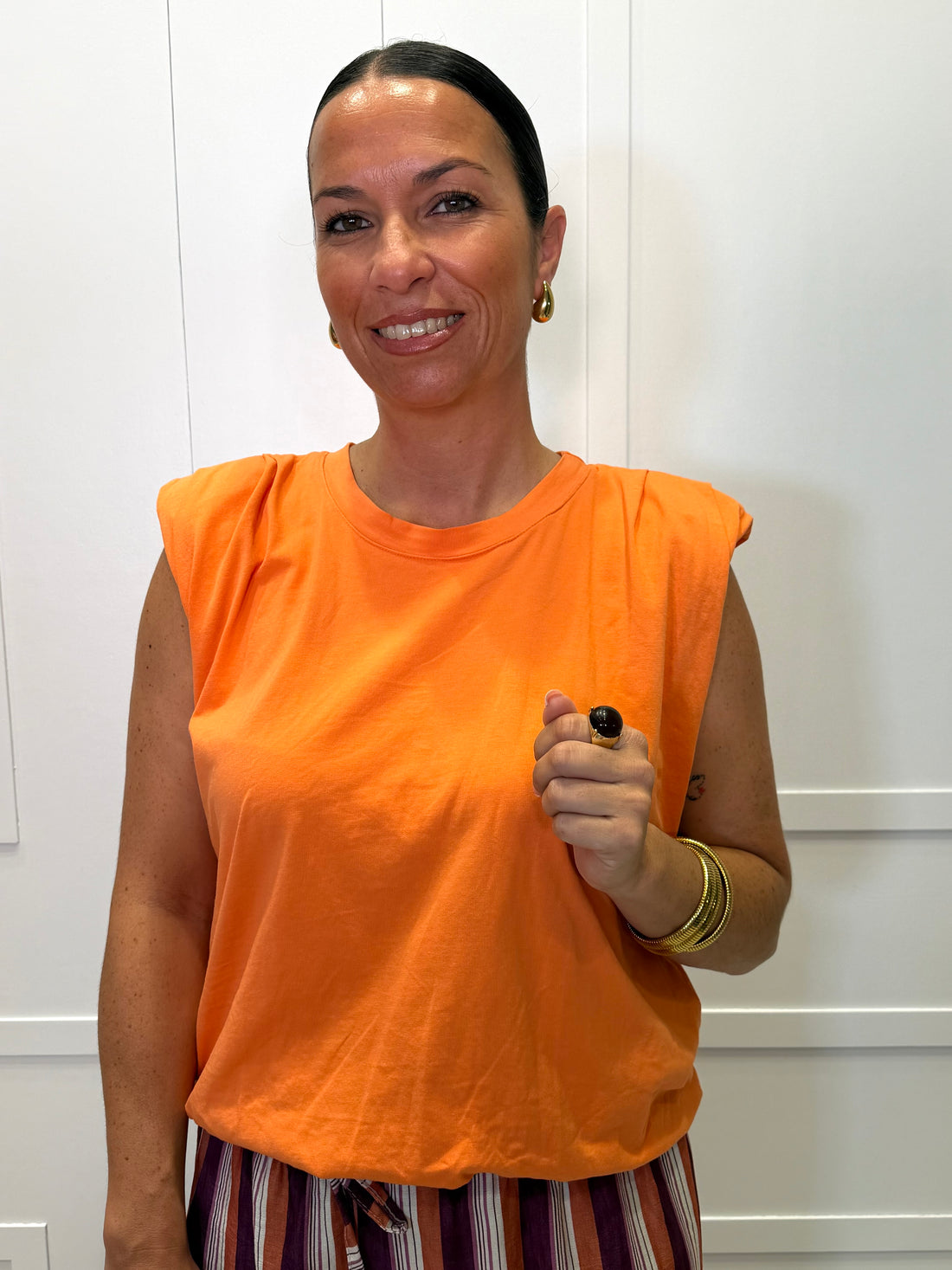 Camiseta Valdeolea Naranja