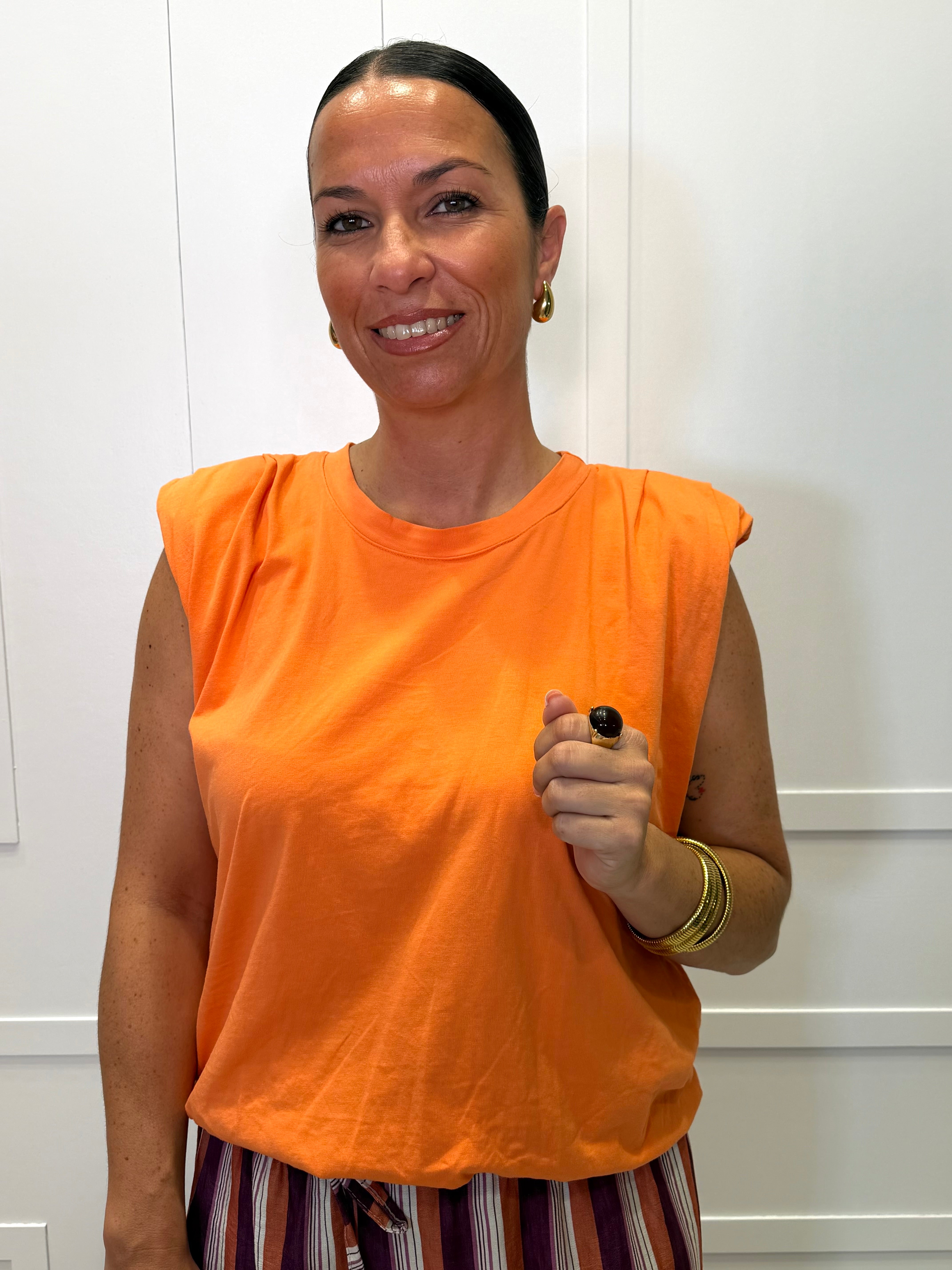 Camiseta Valdeolea Naranja