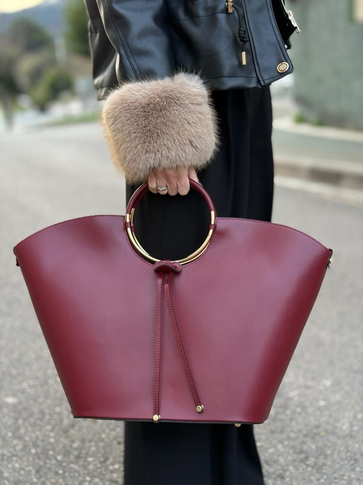 Bolso Hoznayo Burdeos