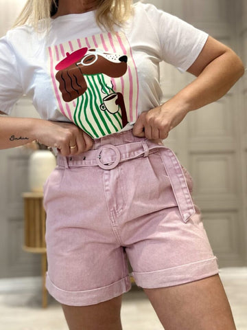 Short Colindres Rosa