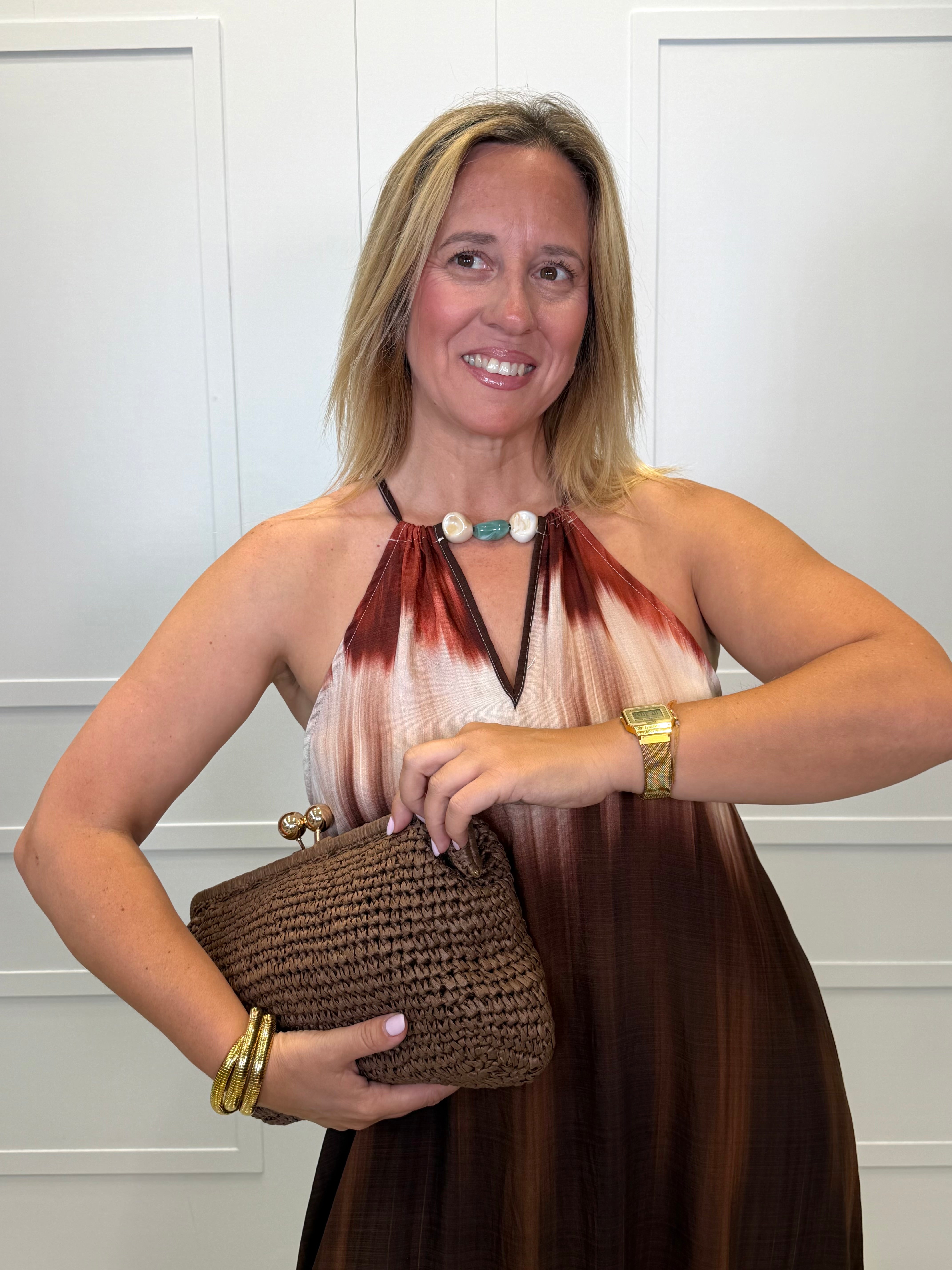 Vestido Turieno Chocolate
