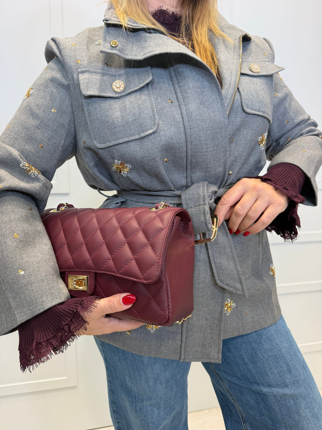 Chaqueta Porcieda Gris