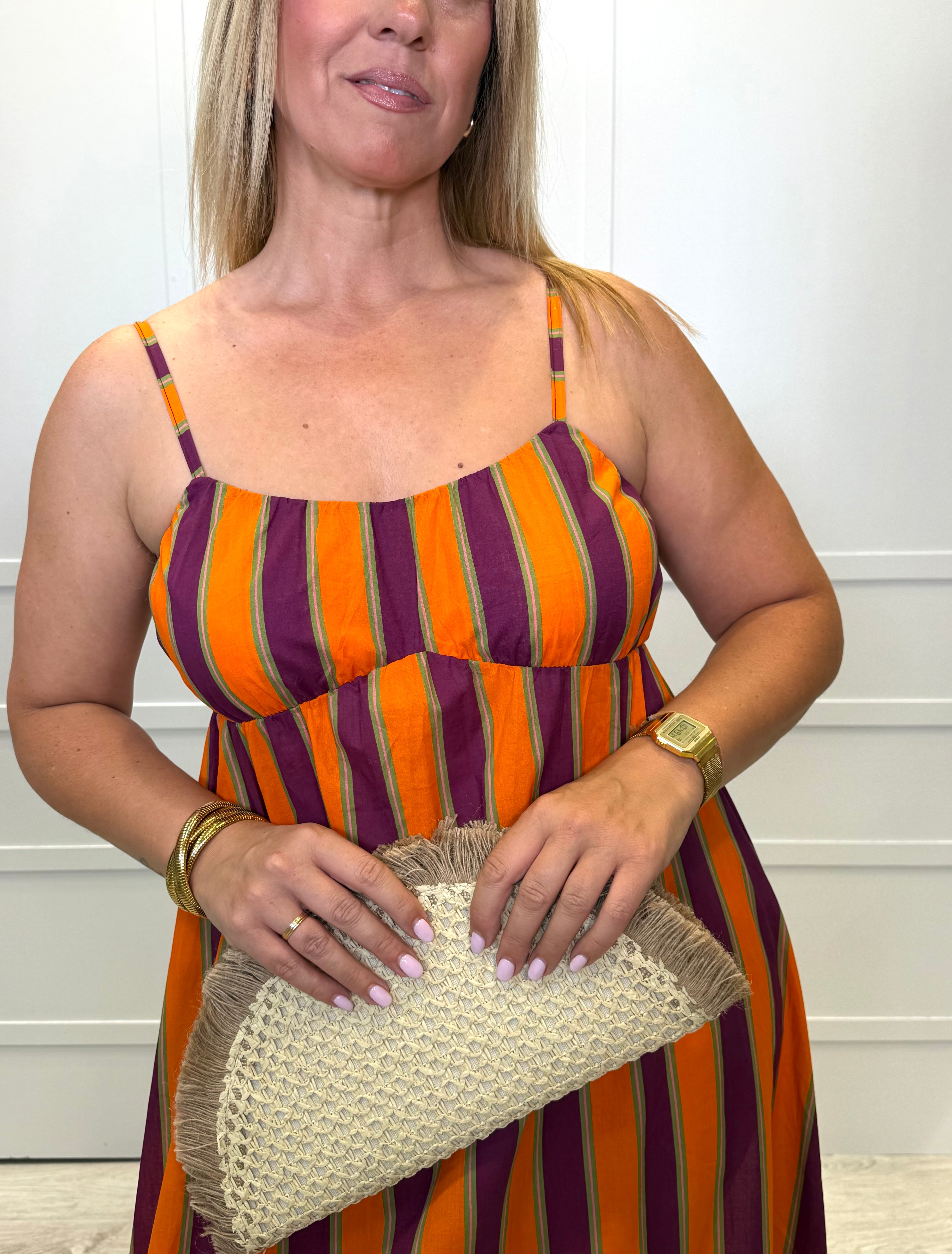 Vestido Villacarriedo Naranja