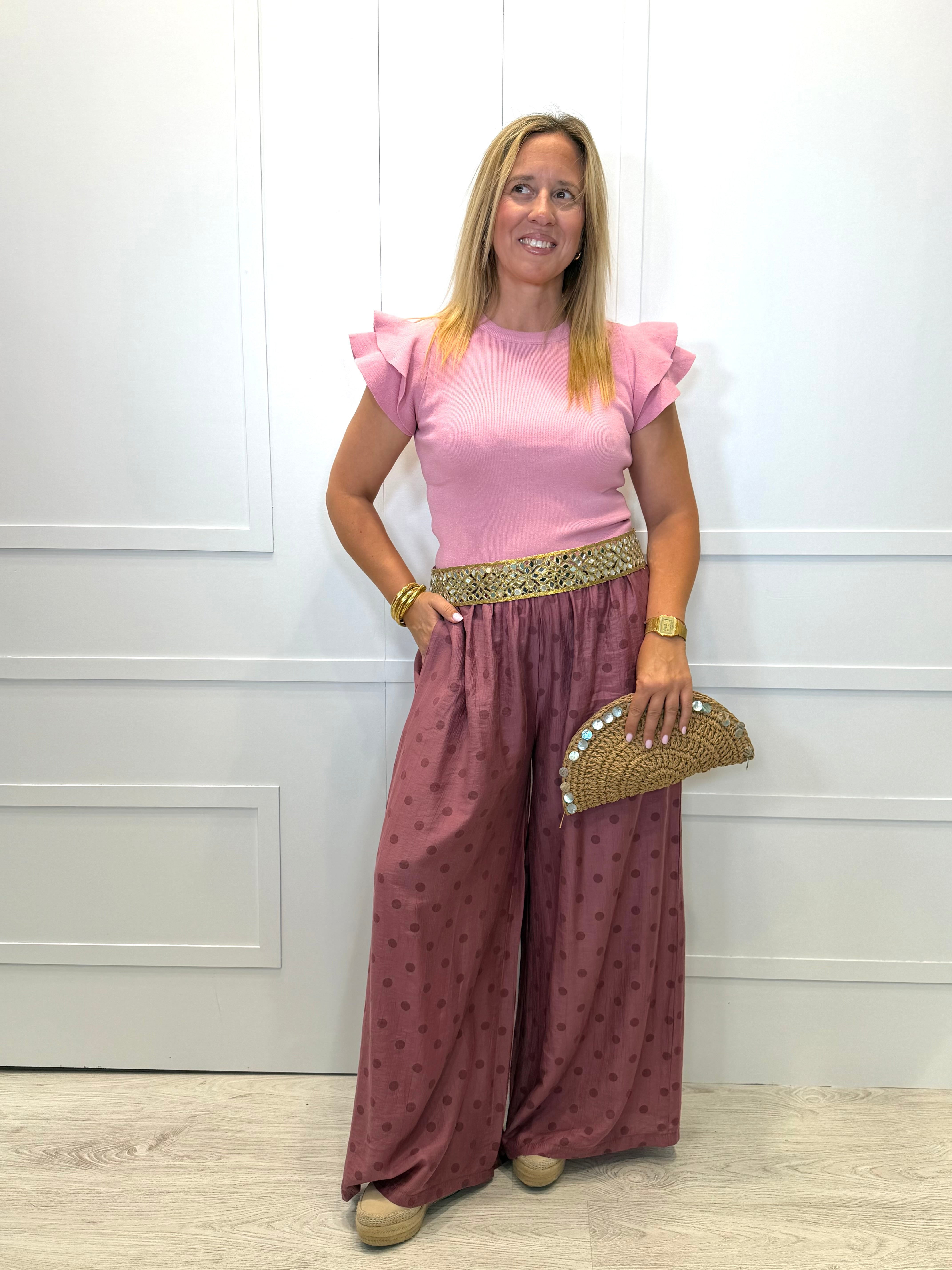 Pantalón Mazcuerras Lila