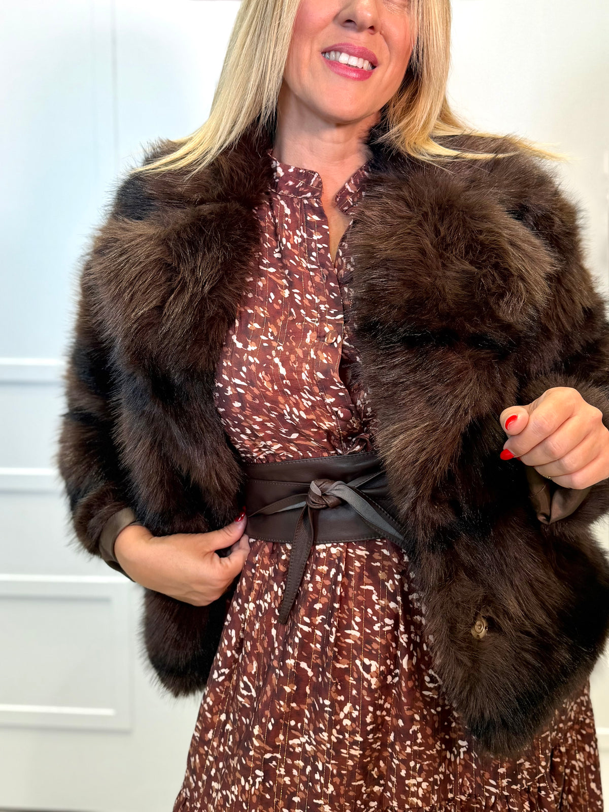 Chaqueta Los Llaos chocolate