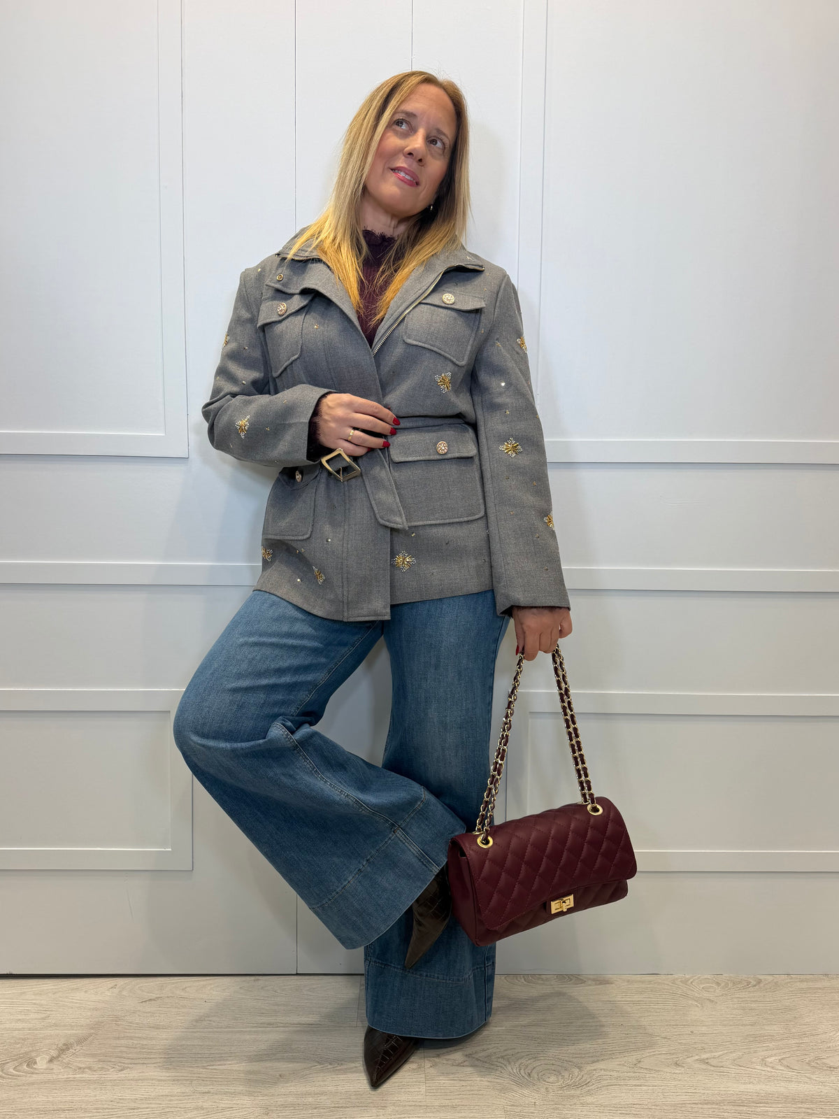 Chaqueta Porcieda Gris