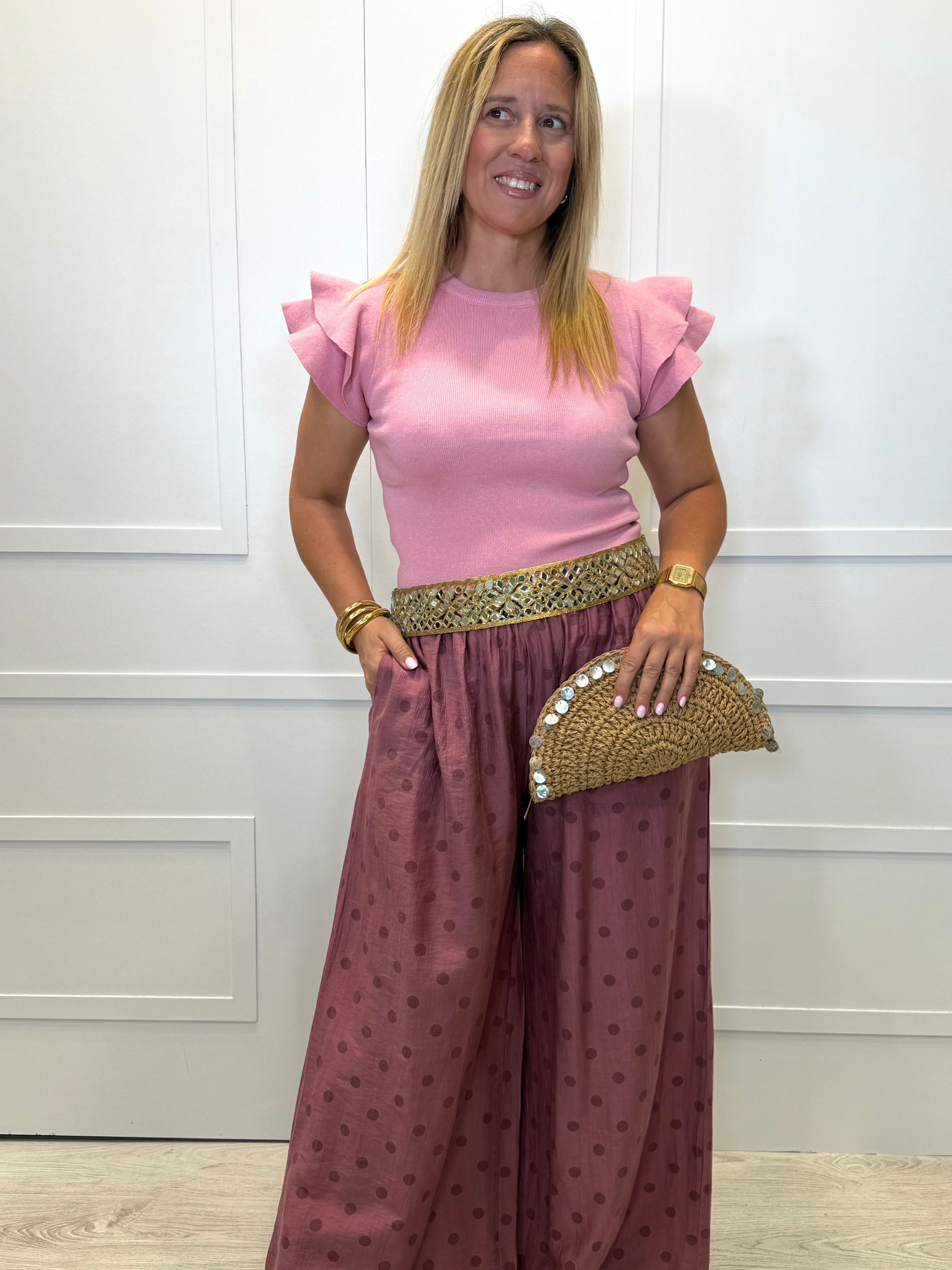 Pantalón Mazcuerras Lila