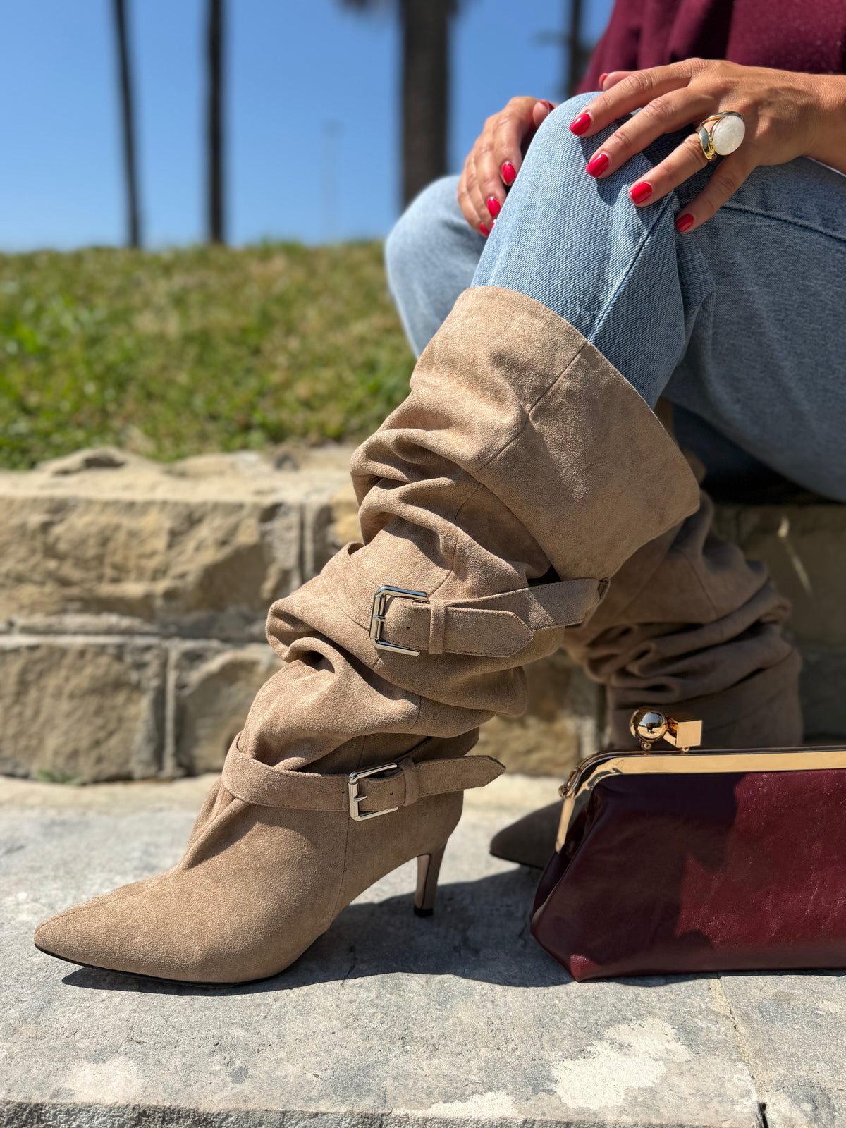 Bota Cayón Taupe