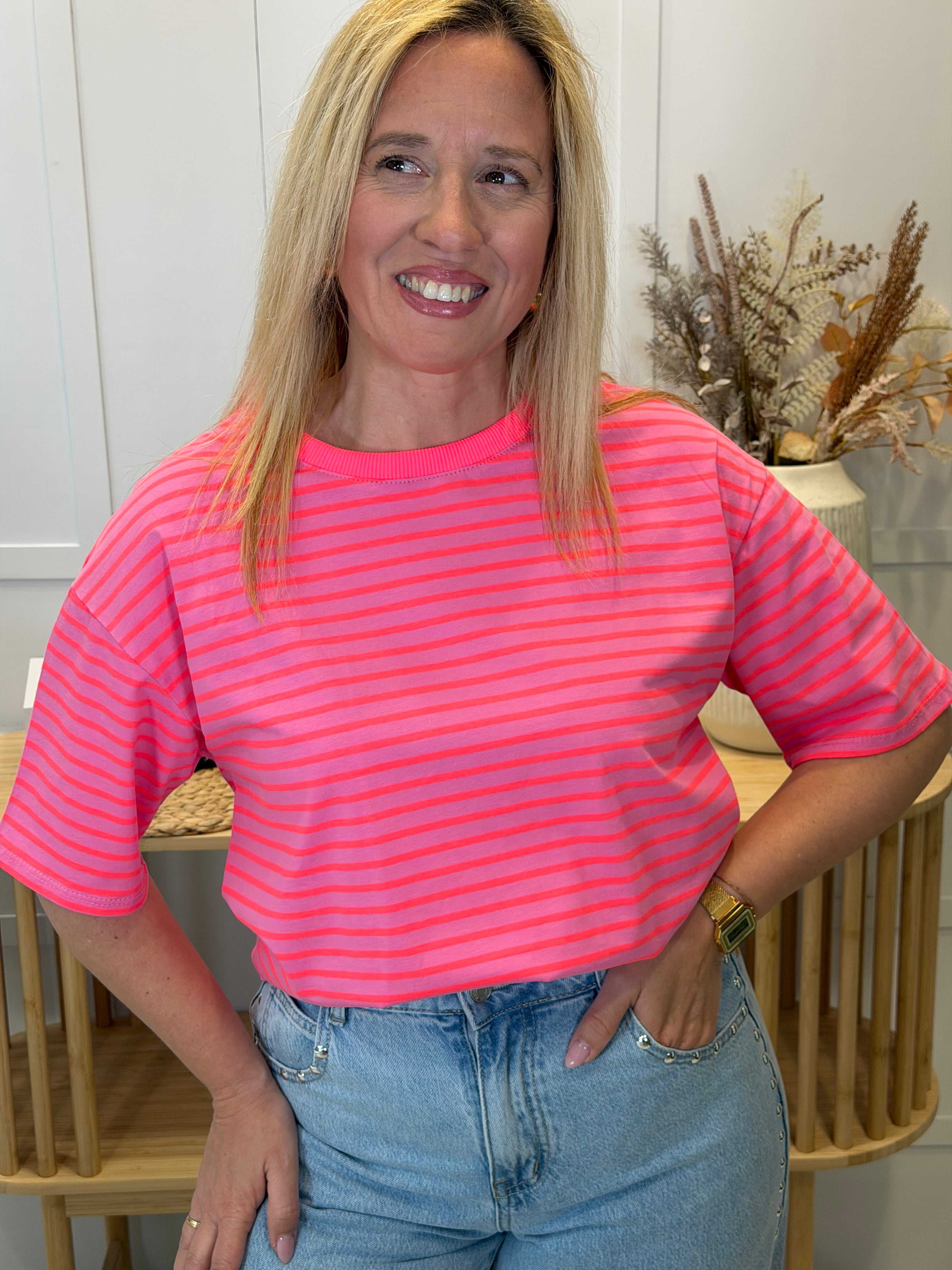 Camiseta Hoz de Anero Fucsia