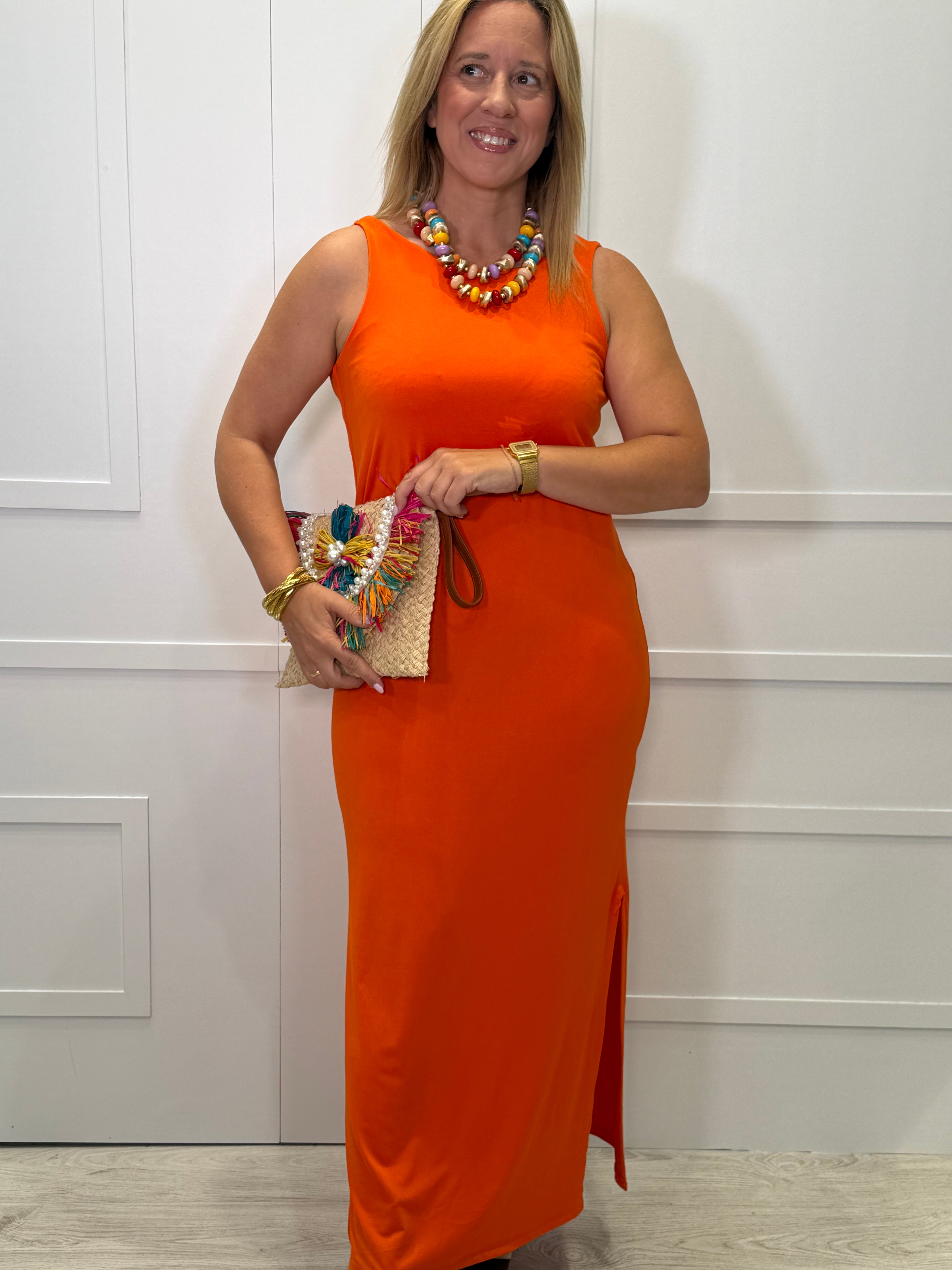Vestido Cohecho Naranja