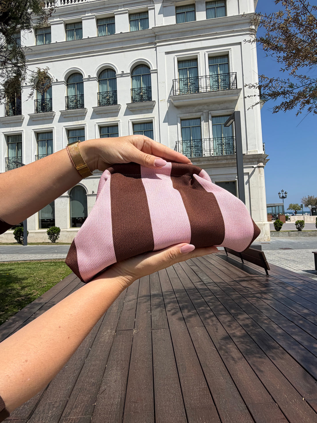 Bolso San Juan De la Canal Rosa