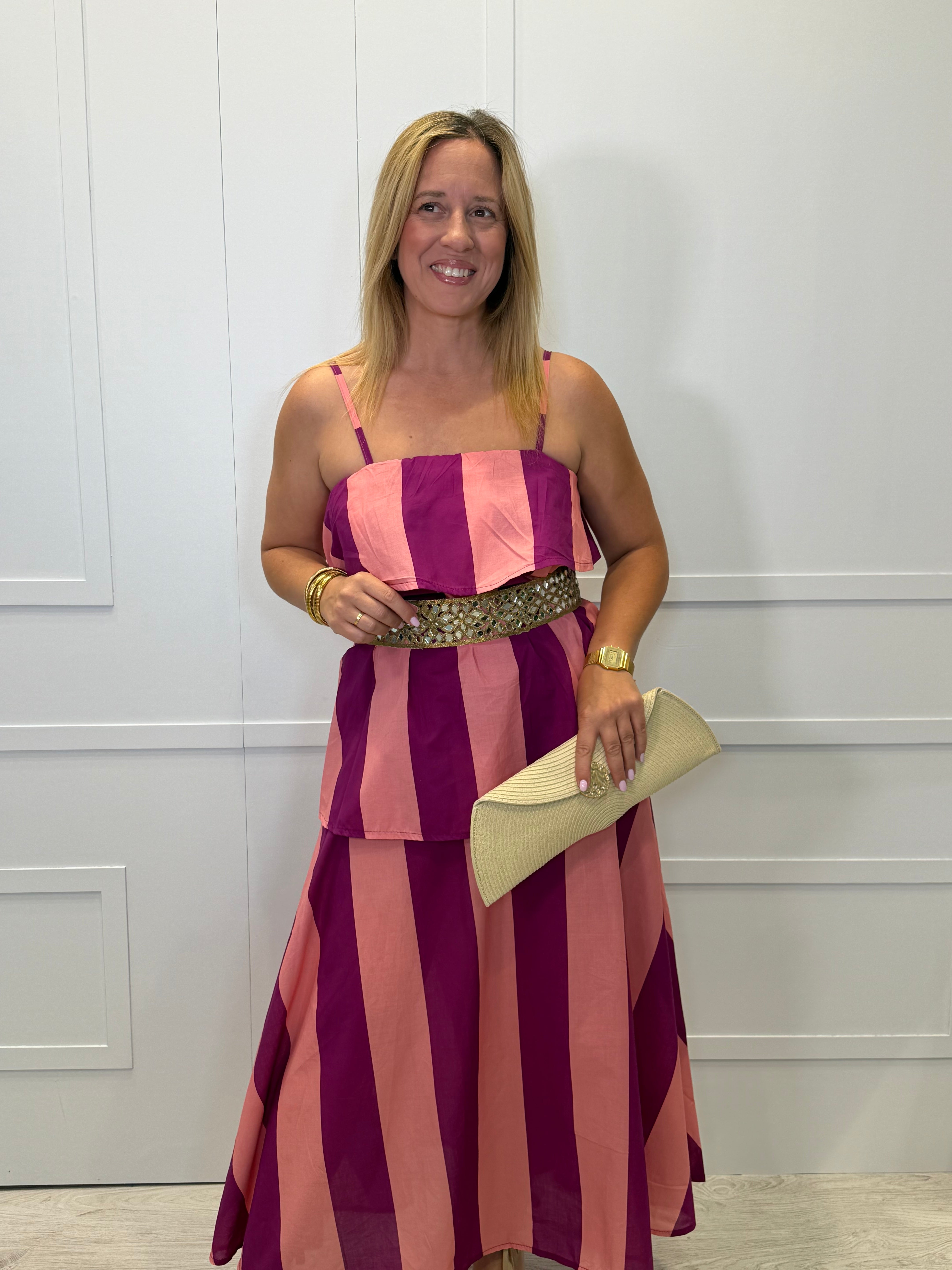Vestido Los Corrales Fucsia