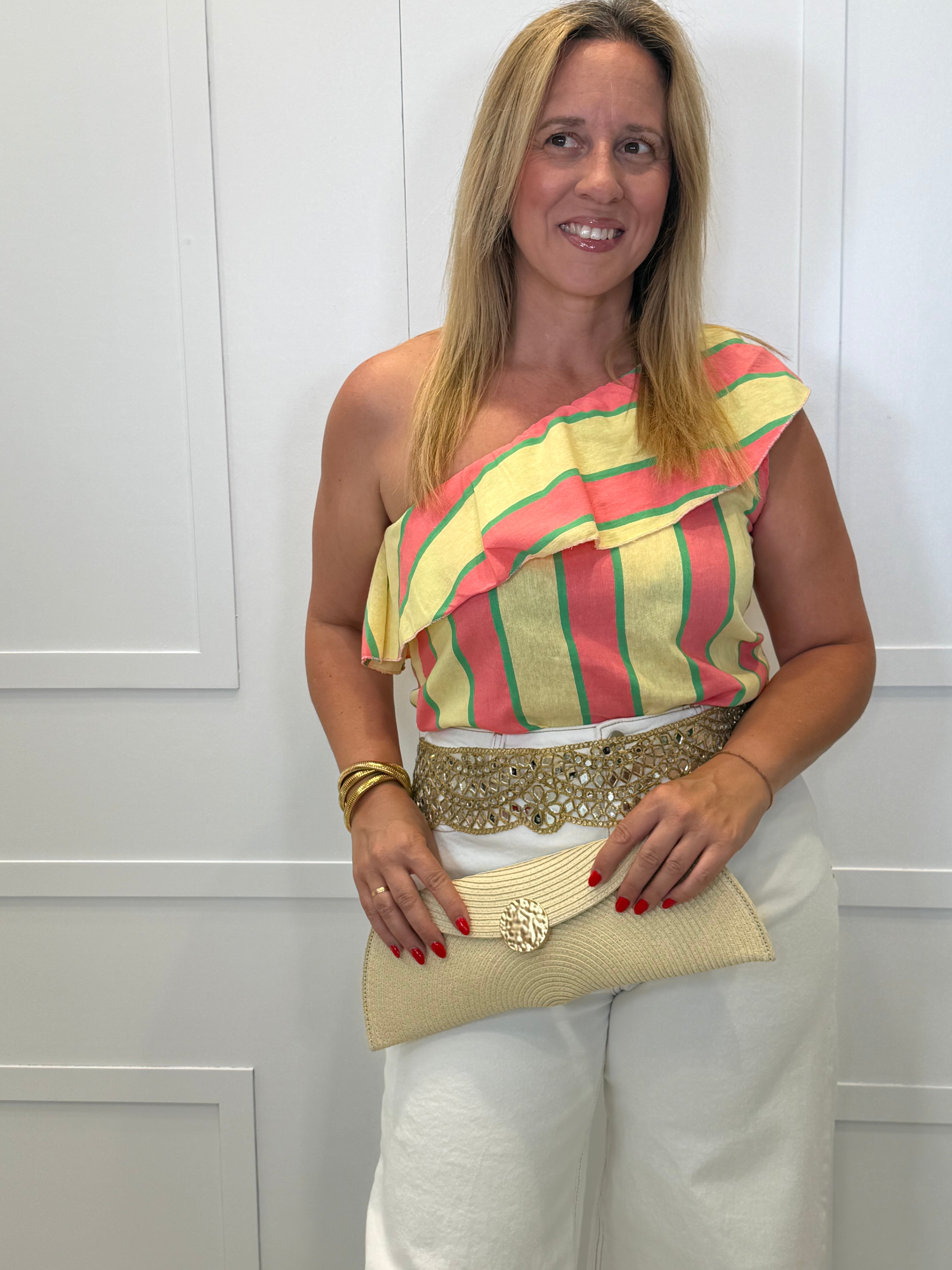 Blusa La Magdalena Coral