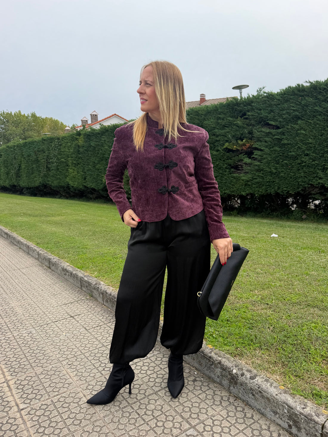 Chaqueta Espinosa Burdeos