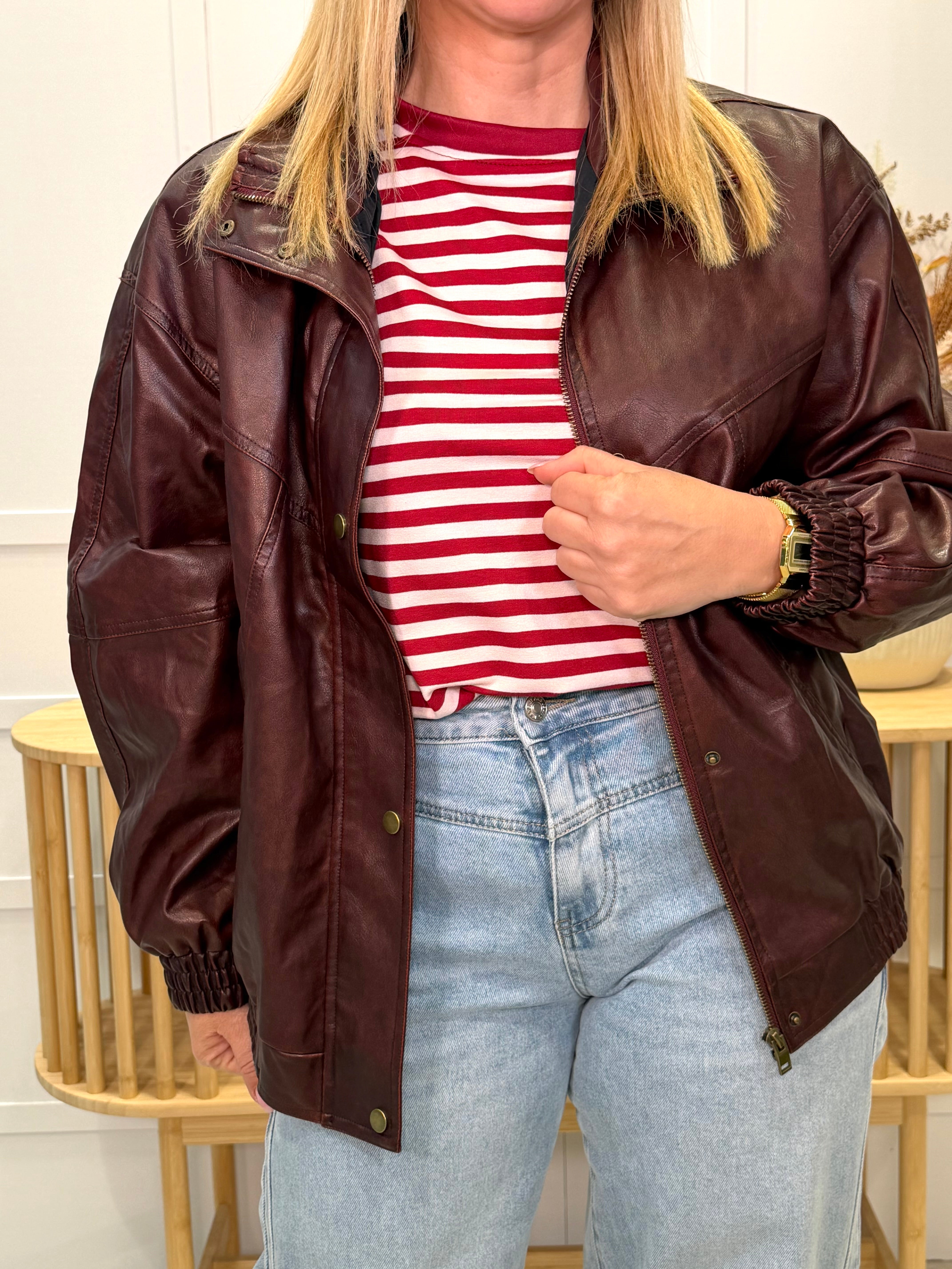 Camiseta Liendo Burdeos