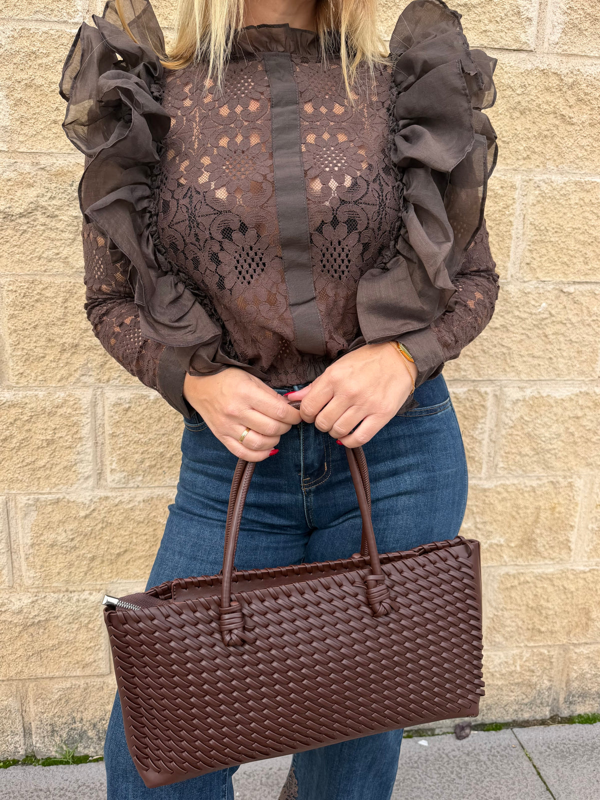 Blusa Pisueña Chocolate