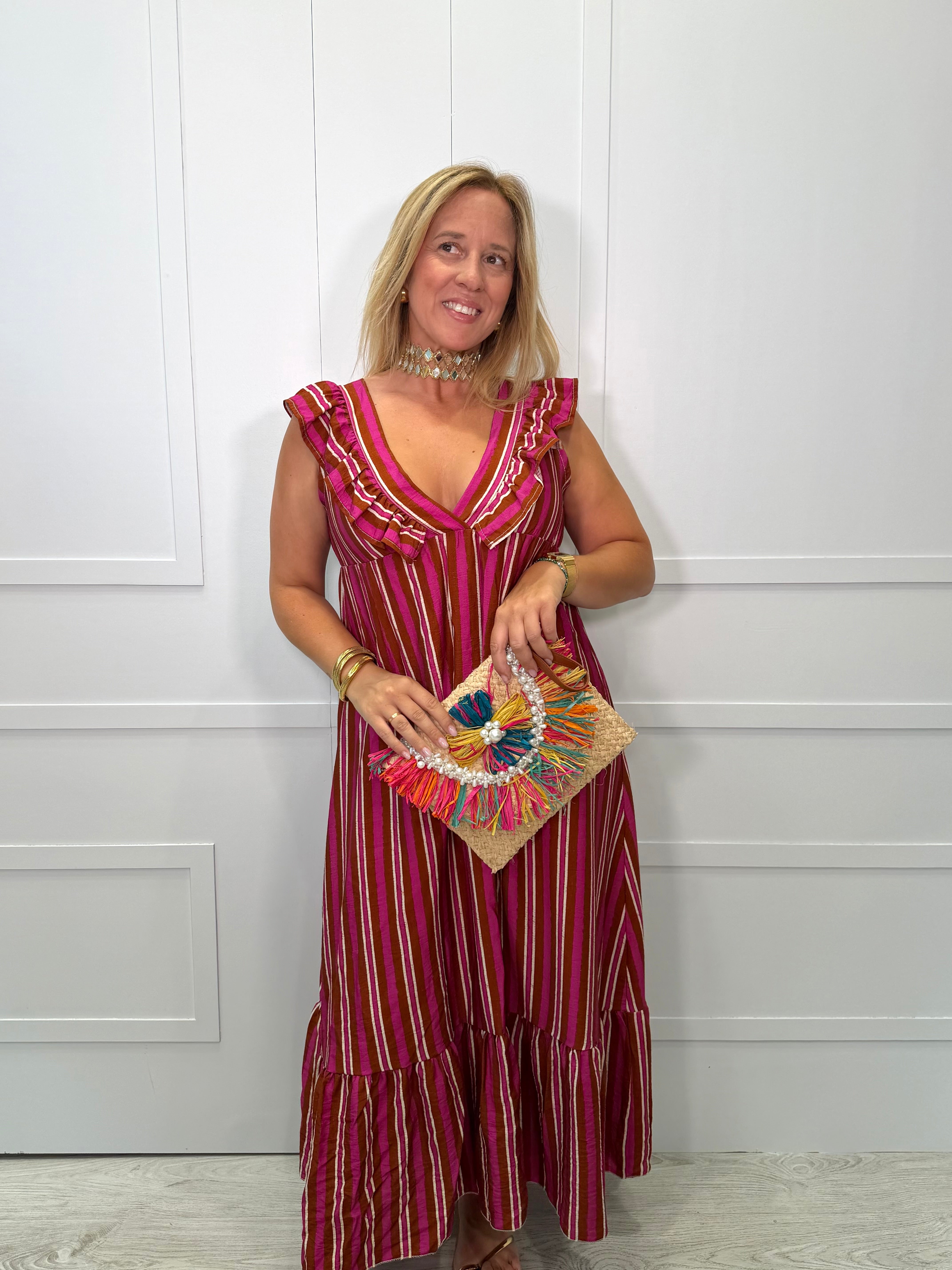 Vestido Polientes Fucsia