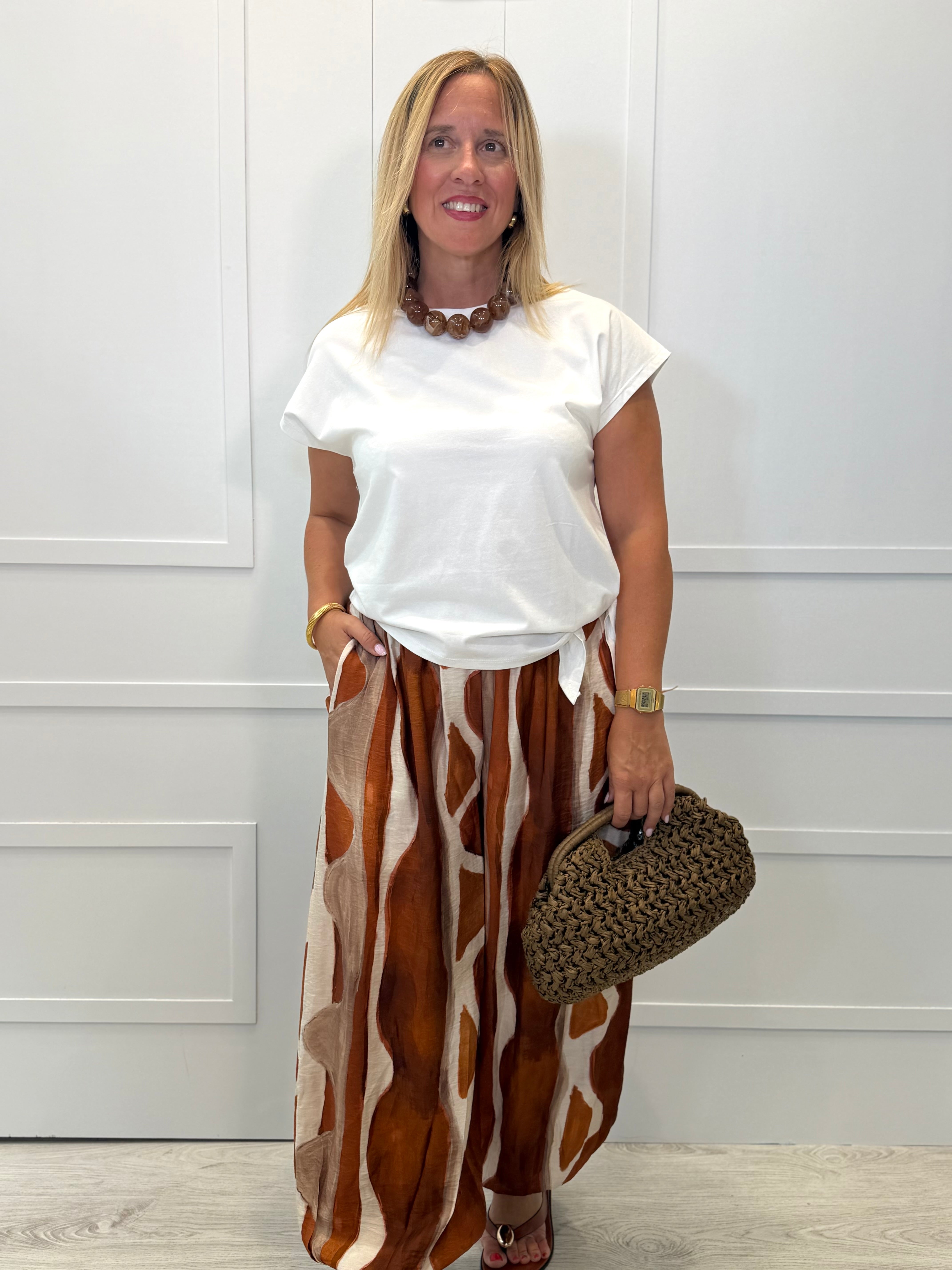 Camiseta Lamadrid  Blanca