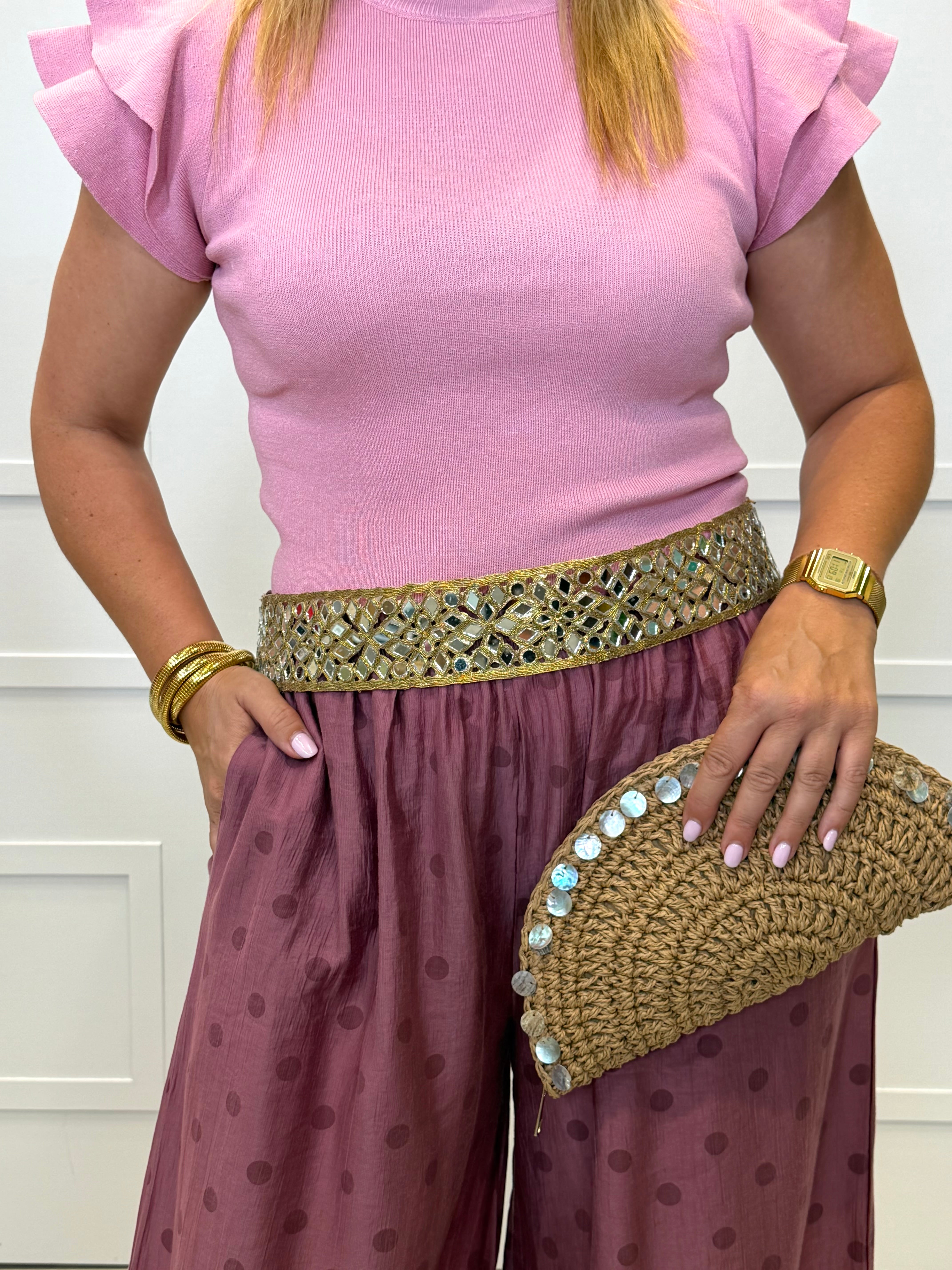 Pantalón Mazcuerras Lila