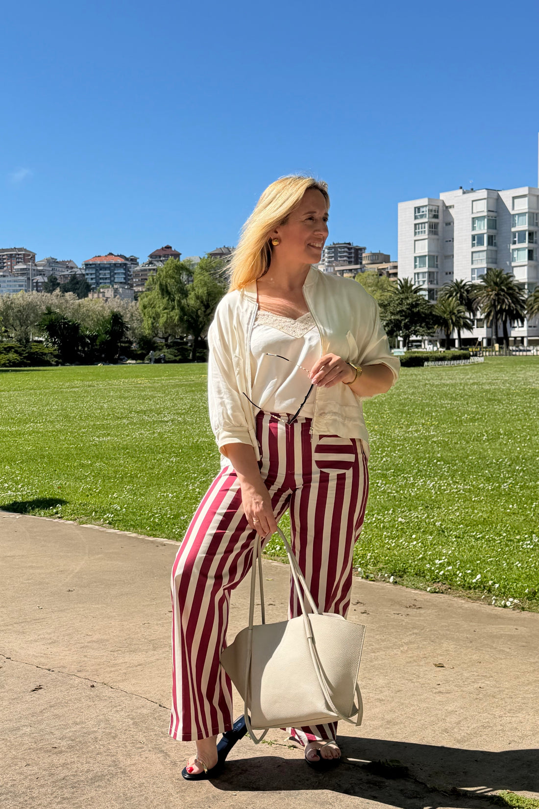 Pantalón Dobres Burdeos