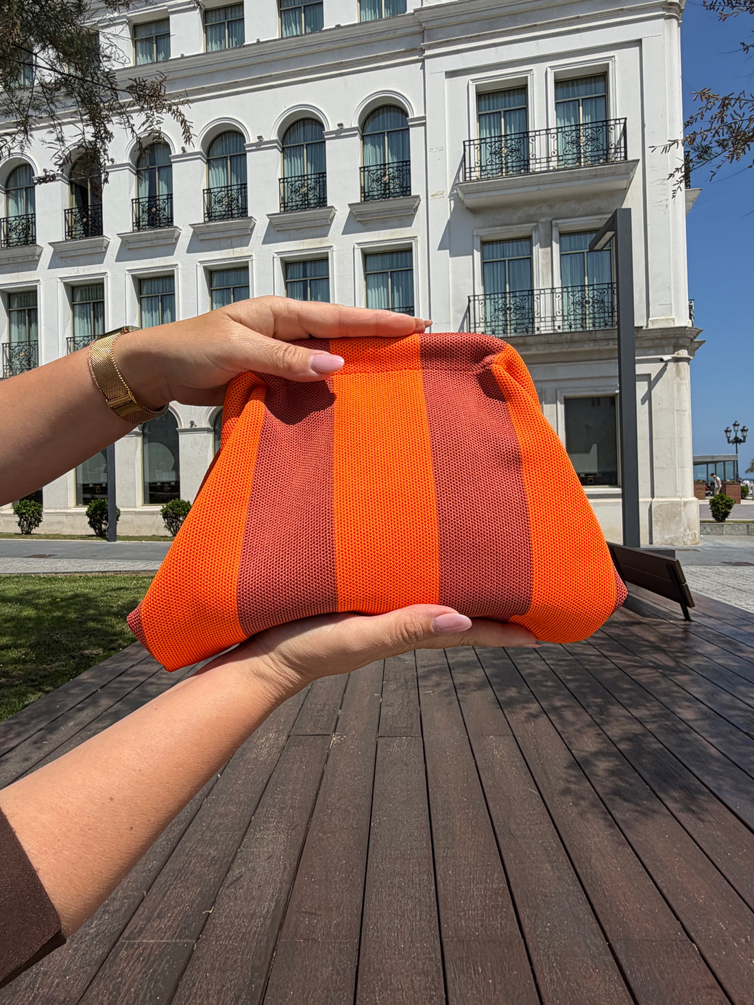 Bolso San Juan de la Canal Naranja
