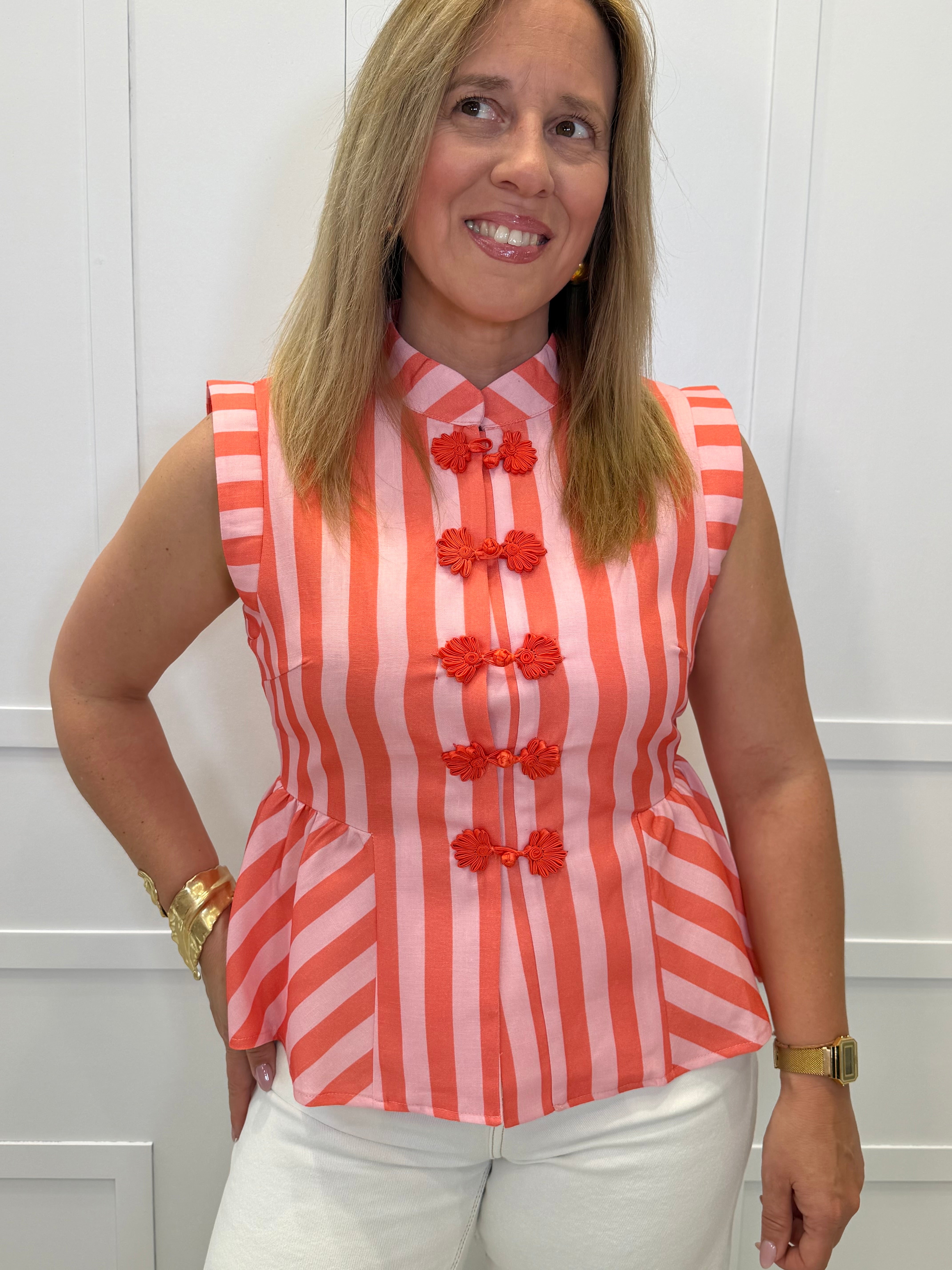 Blusa Villaverde Naranja