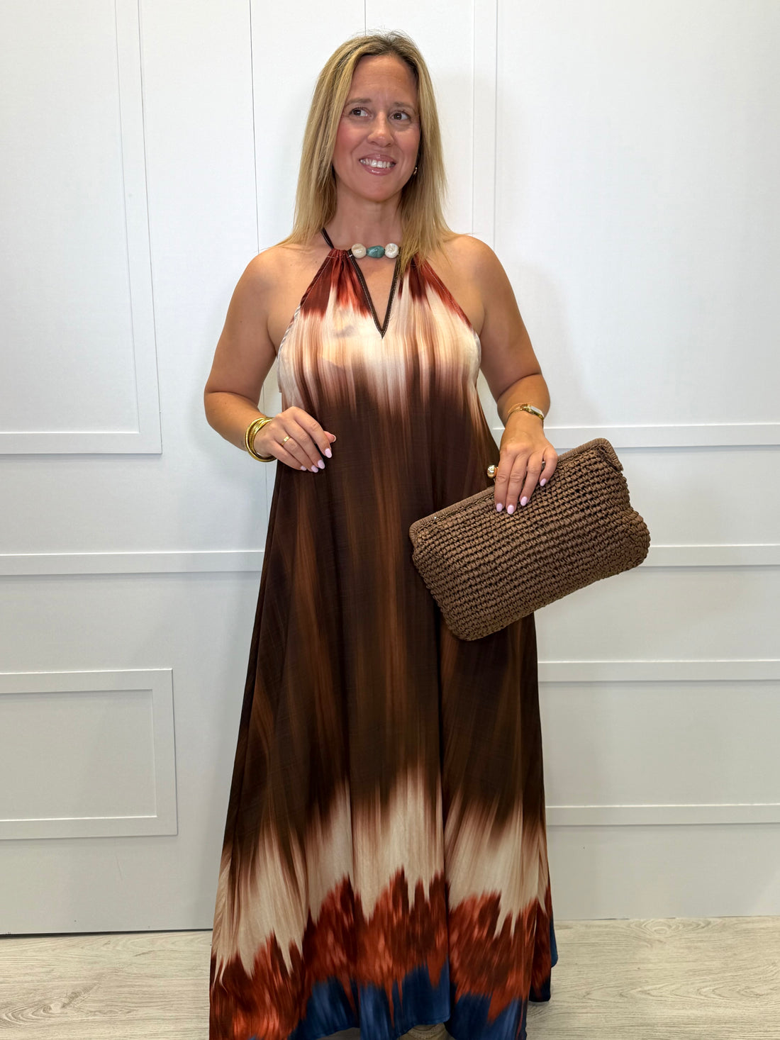 Vestido Turieno Chocolate